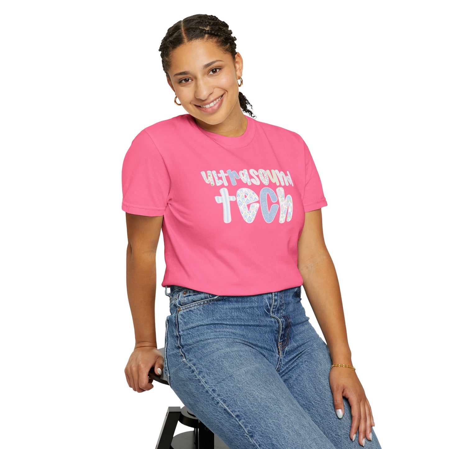 Ultrasound Tech T-Shirt — Cute Pastel Medical Sonographer Tee