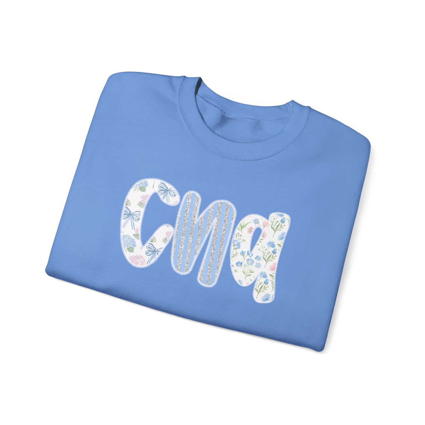 Floral CNA Crewneck Sweatshirt – Pastel Nurse Appreciation Pullover