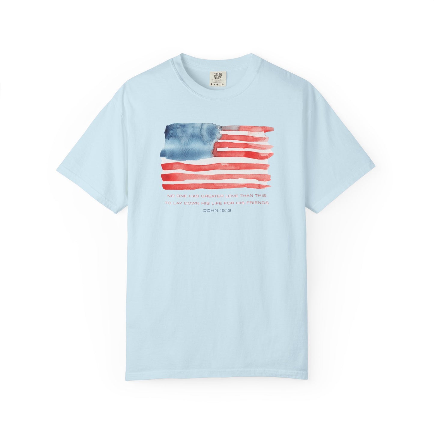 American Watercolor Flag T-Shirt