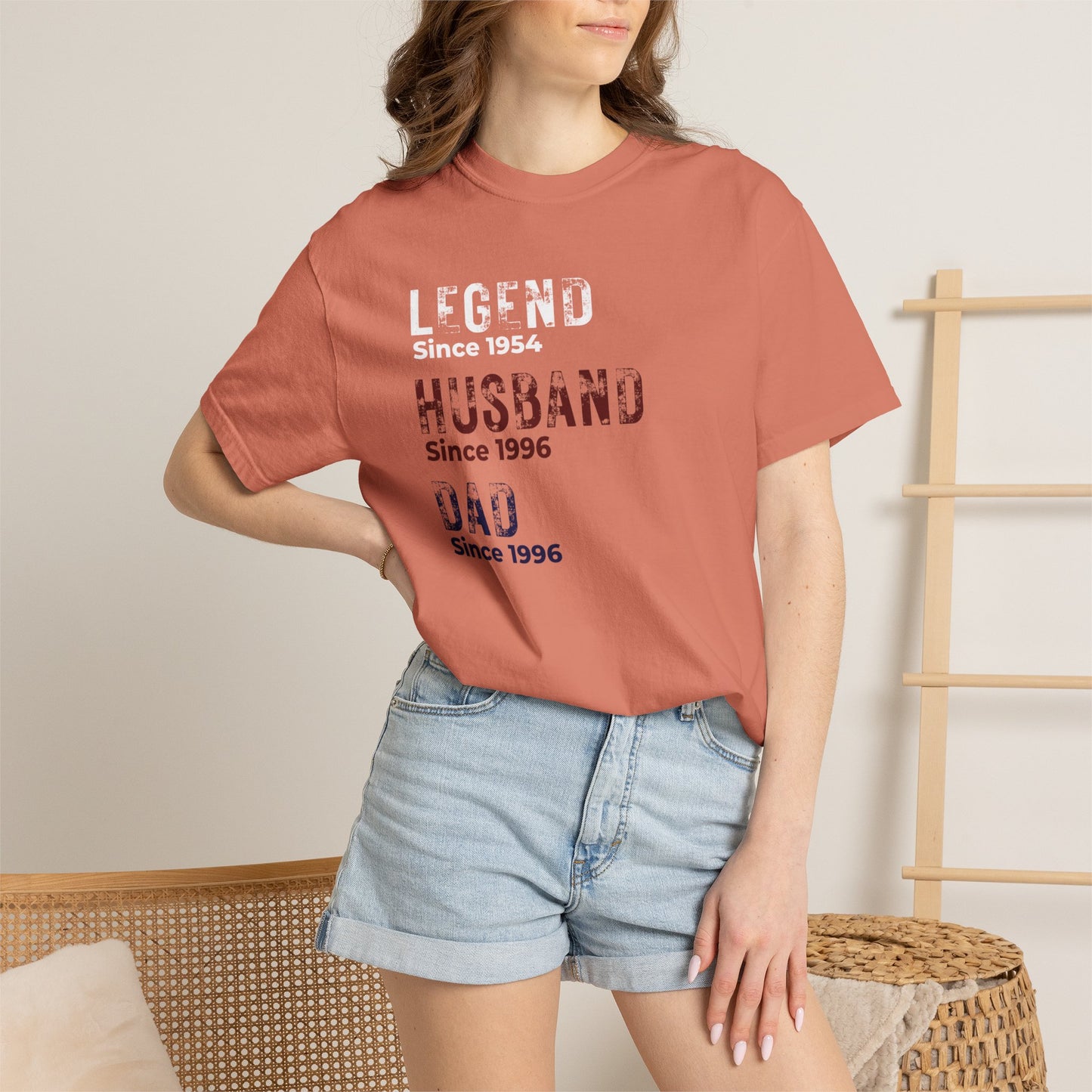 CUSTOM Legend, Husband, Dad T-Shirt — Vintage Tribute Tee