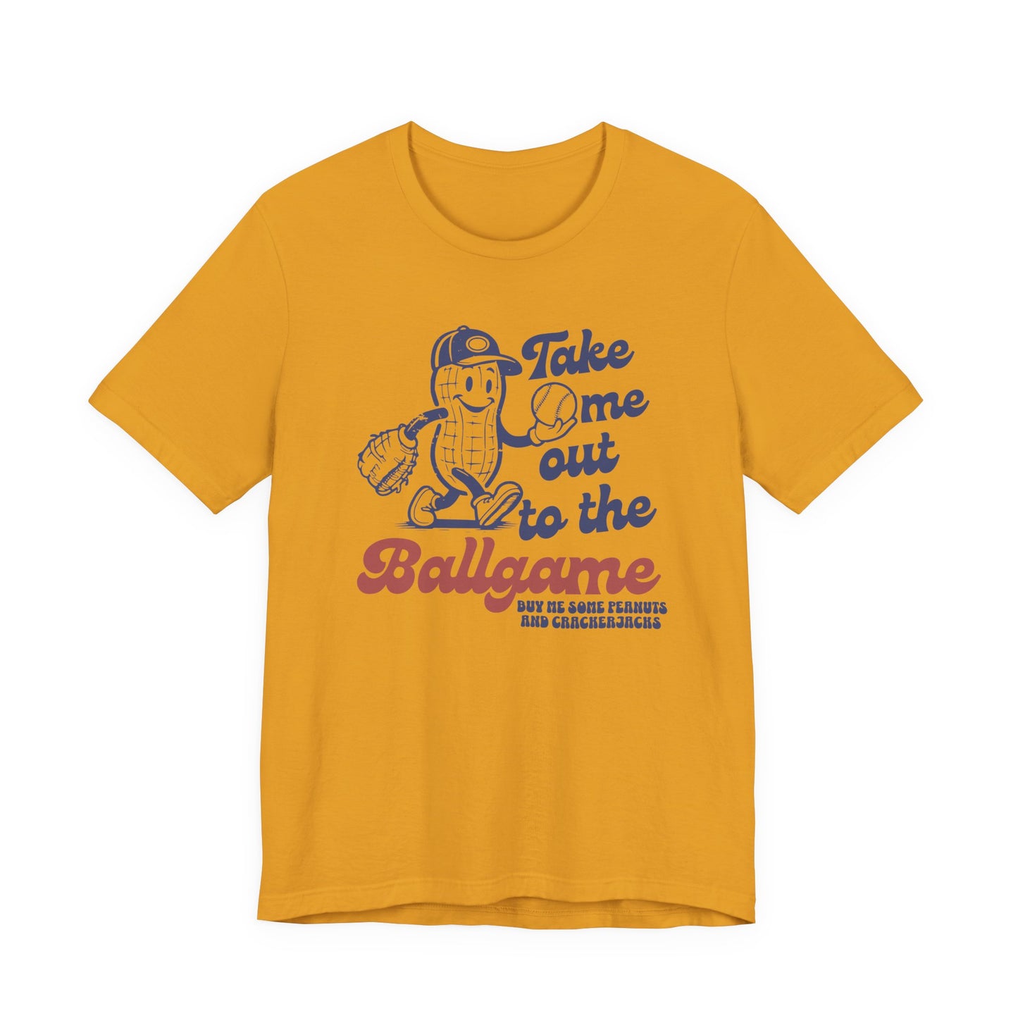 Baseball Tee — "Take Me Out to the Ballgame" Vintage Mascot T-Shirt