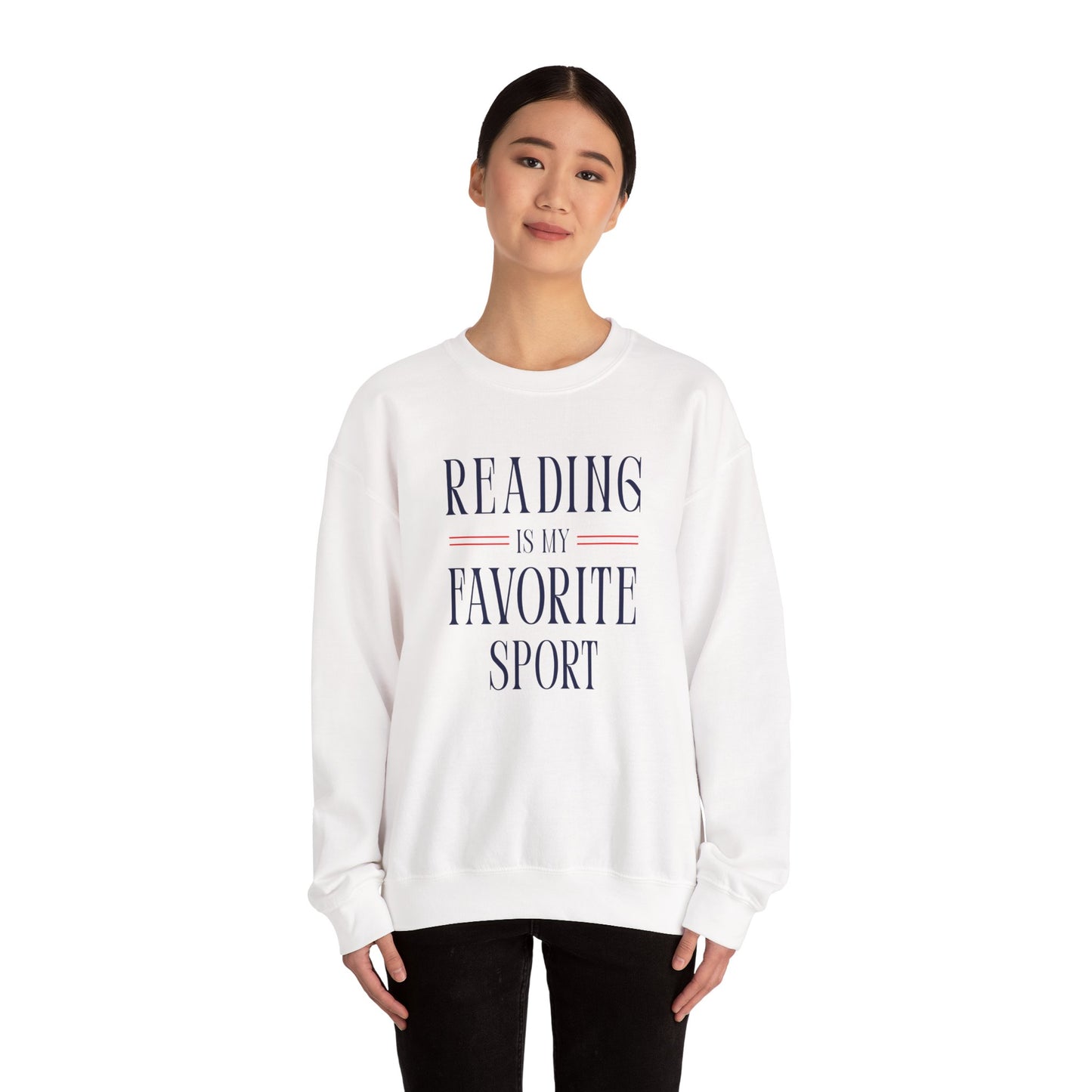 'Reading Is My Favorite Sport' Sweatshirt