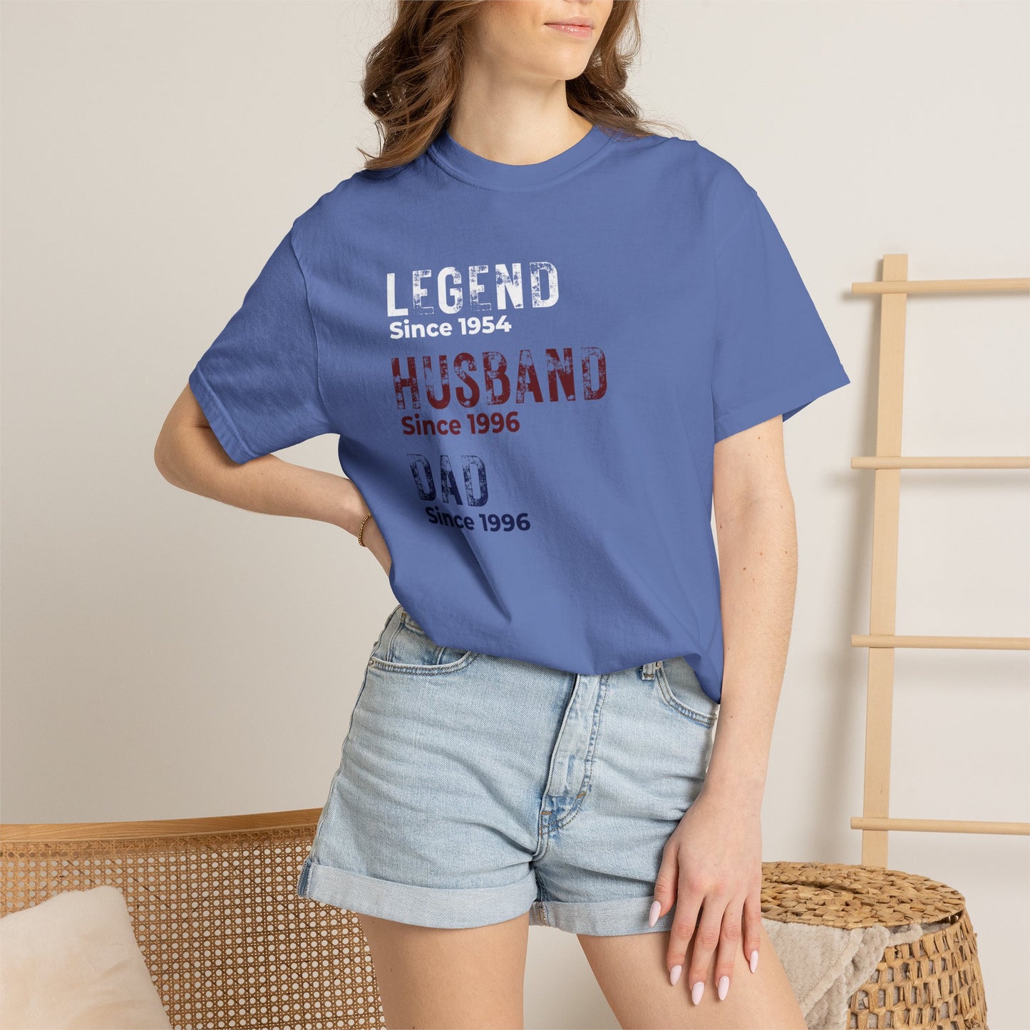 CUSTOM Legend, Husband, Dad T-Shirt — Vintage Tribute Tee
