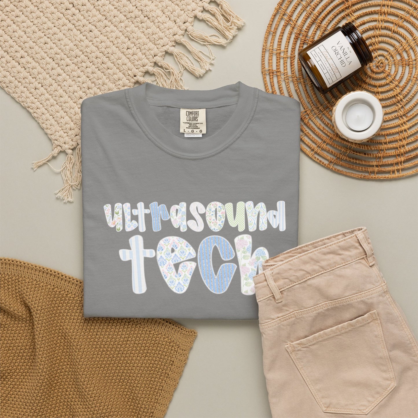 Ultrasound Tech T-Shirt — Cute Pastel Medical Sonographer Tee