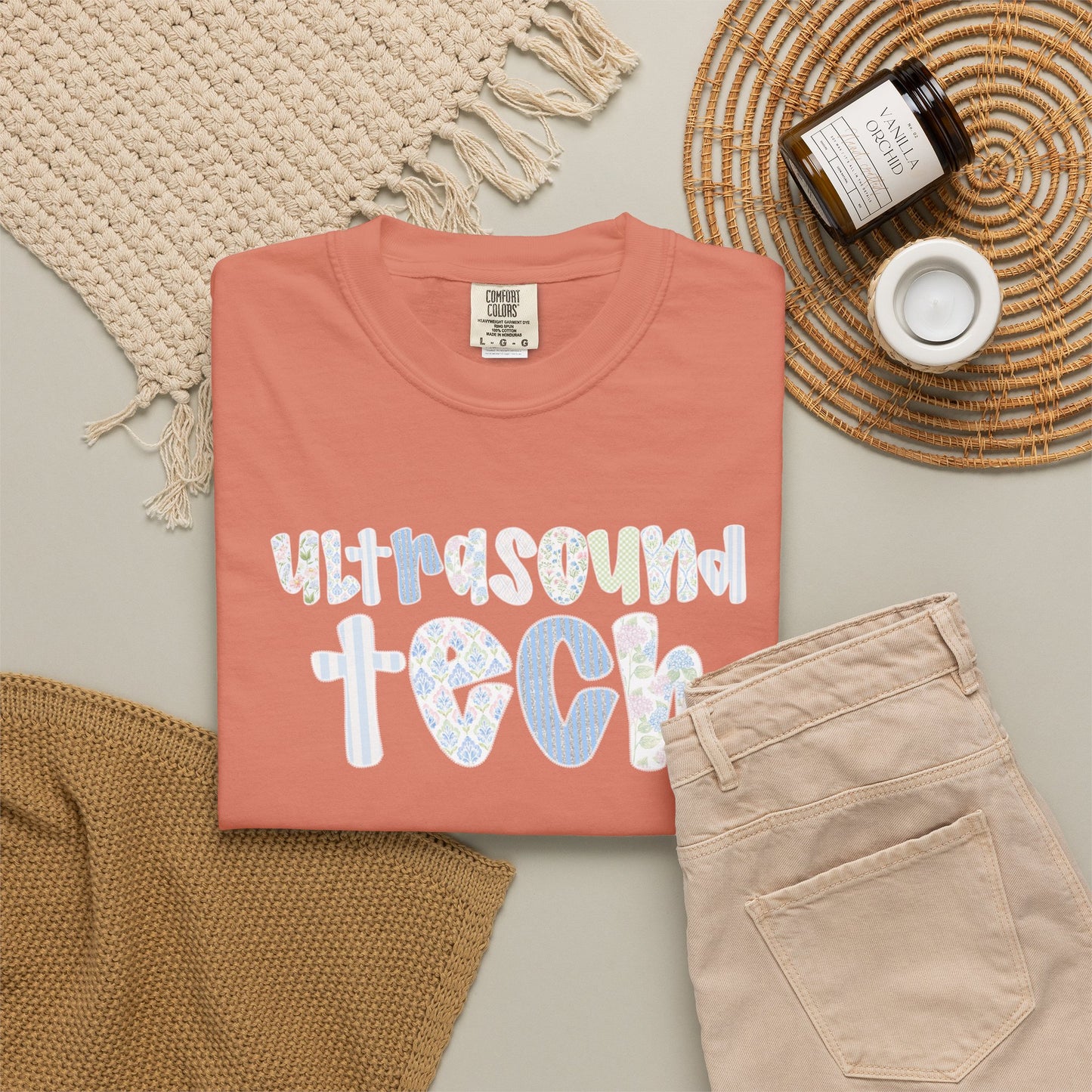 Ultrasound Tech T-Shirt — Cute Pastel Medical Sonographer Tee