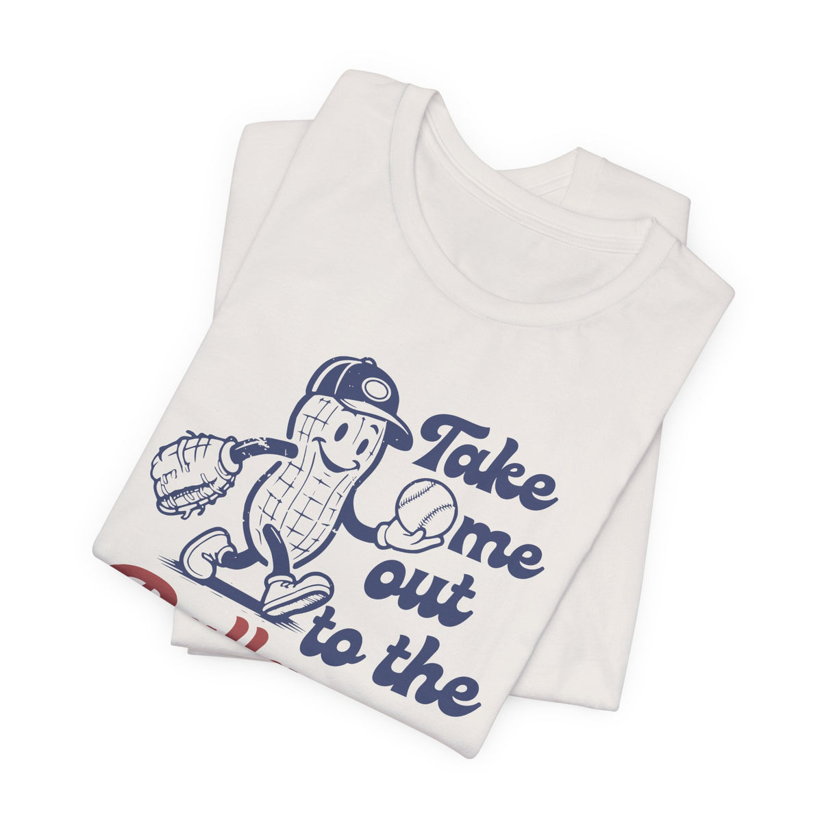 Baseball Tee — "Take Me Out to the Ballgame" Vintage Mascot T-Shirt