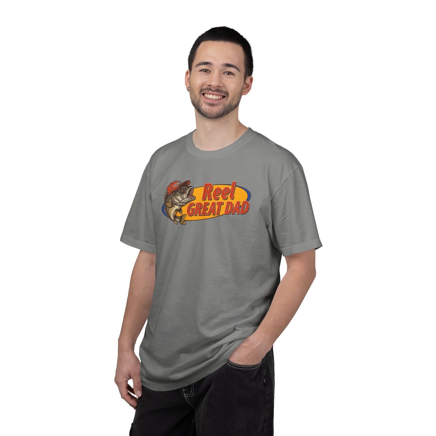 Reel Great Dad T-Shirt – Fishing Dad Graphic Tee