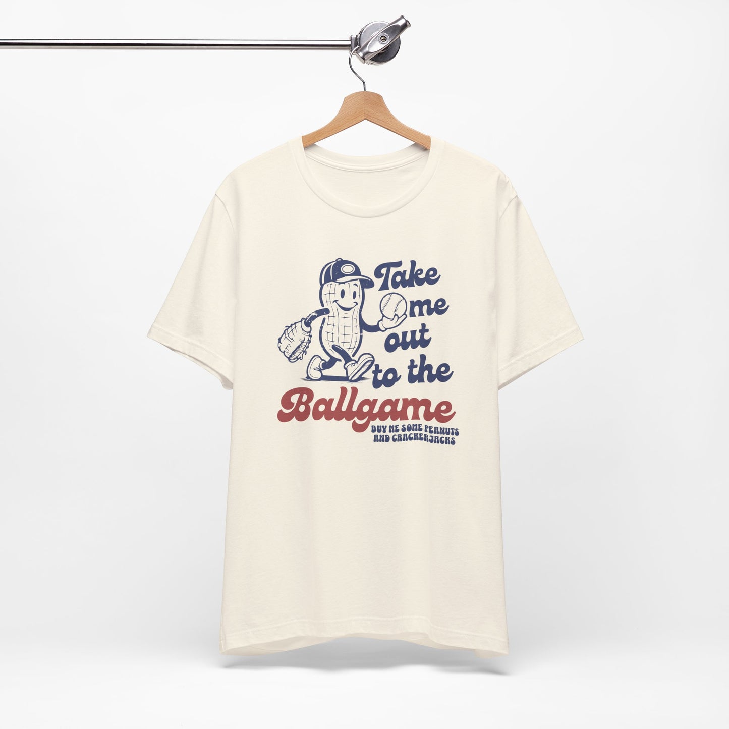 Baseball Tee — "Take Me Out to the Ballgame" Vintage Mascot T-Shirt