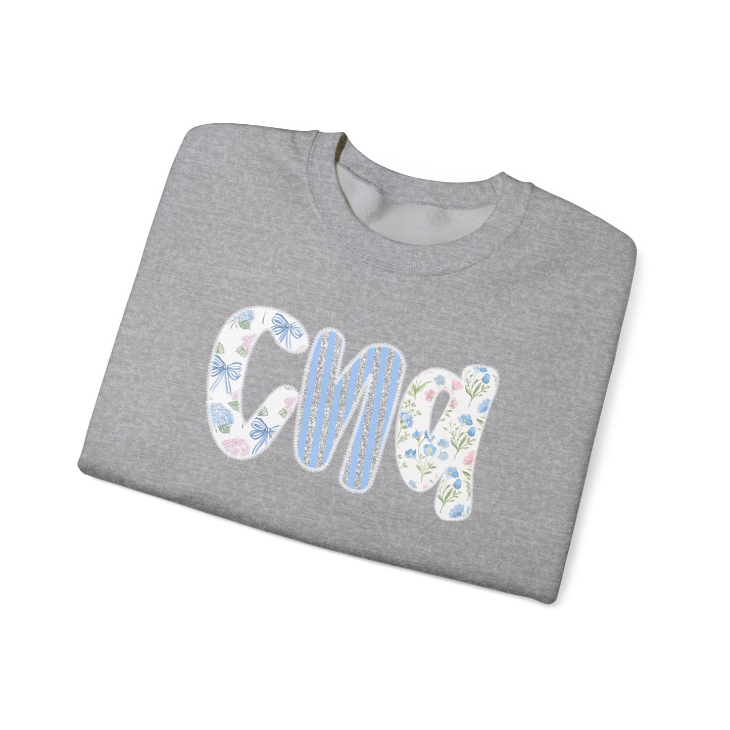 Floral CNA Crewneck Sweatshirt – Pastel Nurse Appreciation Pullover