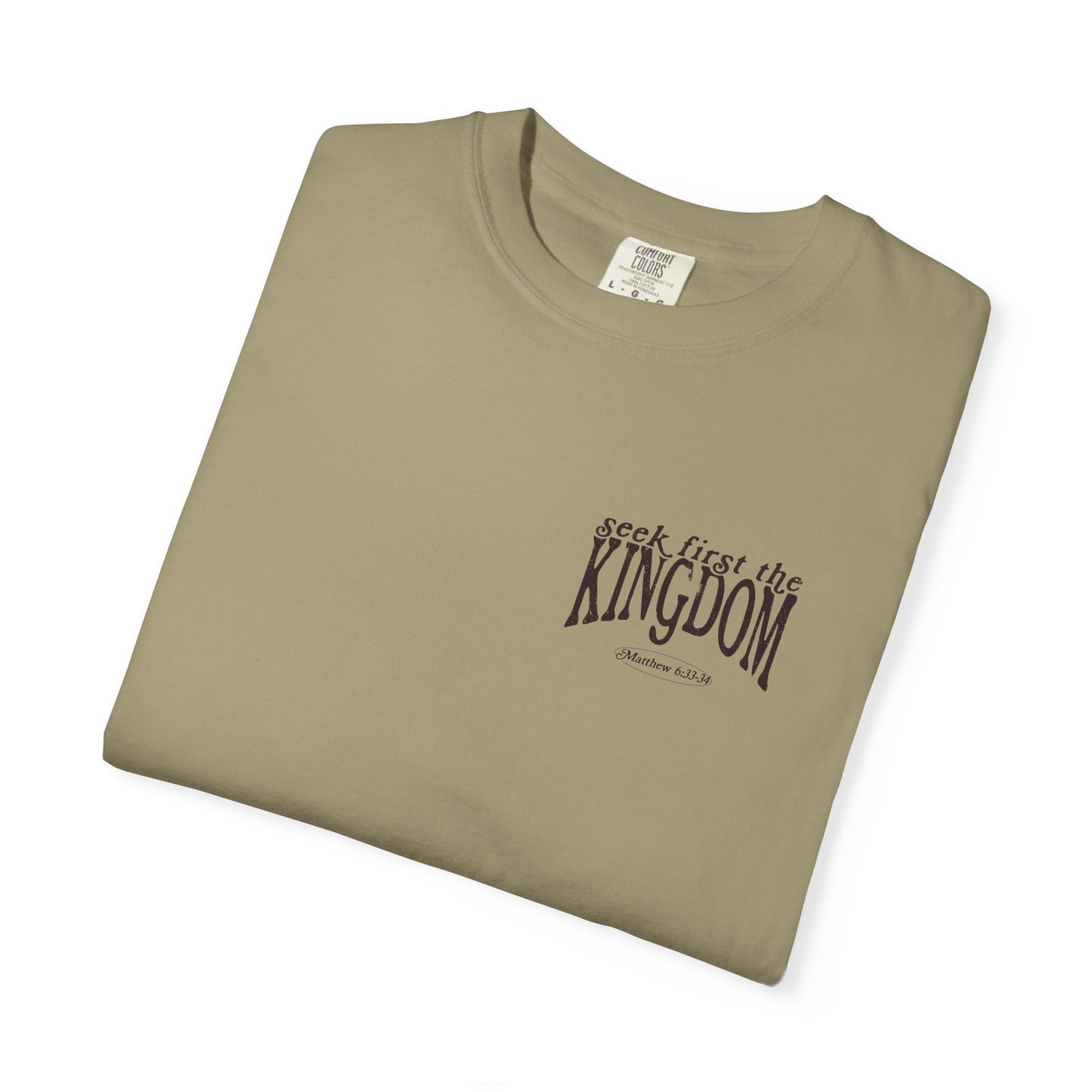 Seek First the Kingdom T-Shirt — Floral Faith Graphic Tee