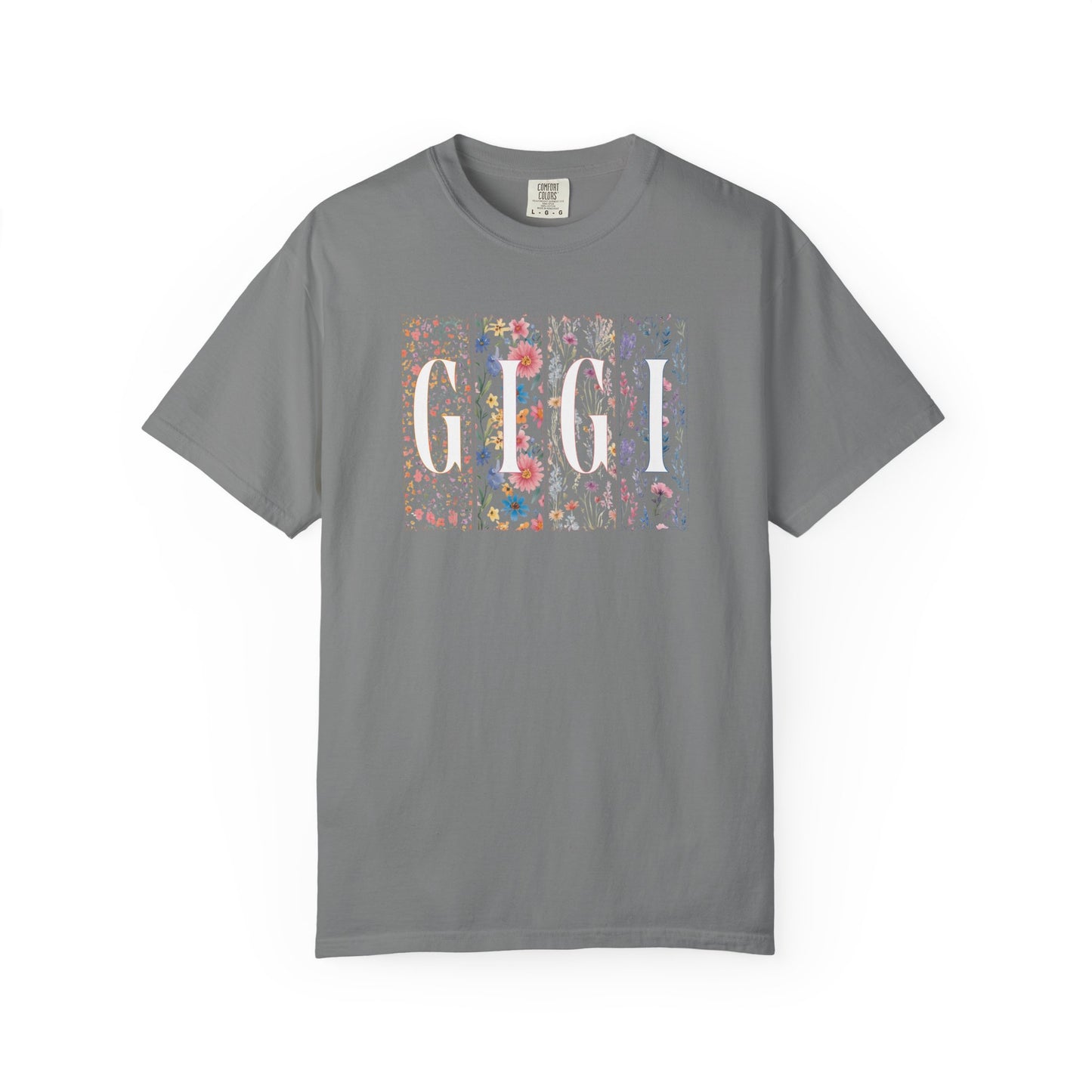"GiGi" Floral Meadow Graphic T-Shirt — Watercolor Wildflower Print