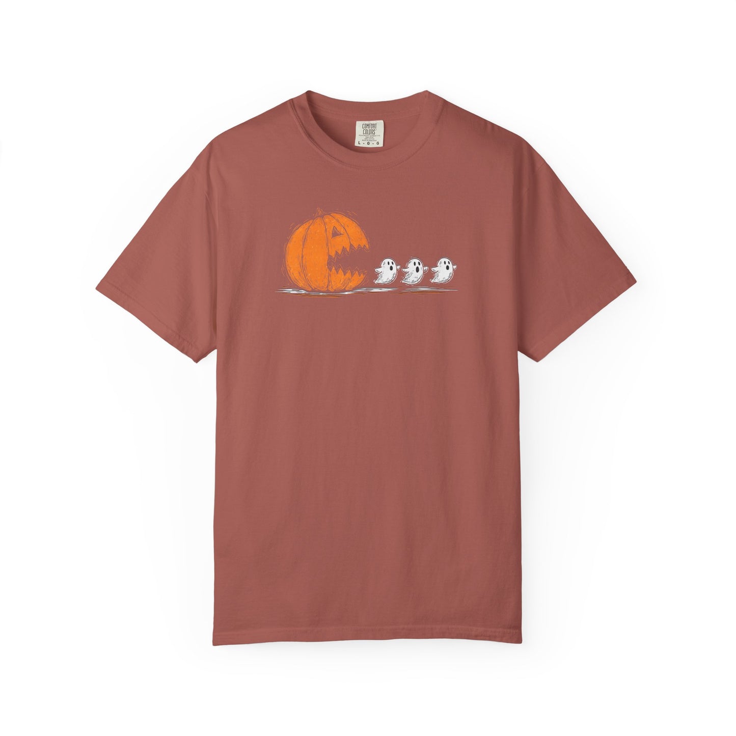 Halloween "Pac Man: Pumpkin Ghosts T-Shirt — Cute Trio Spooky Tee