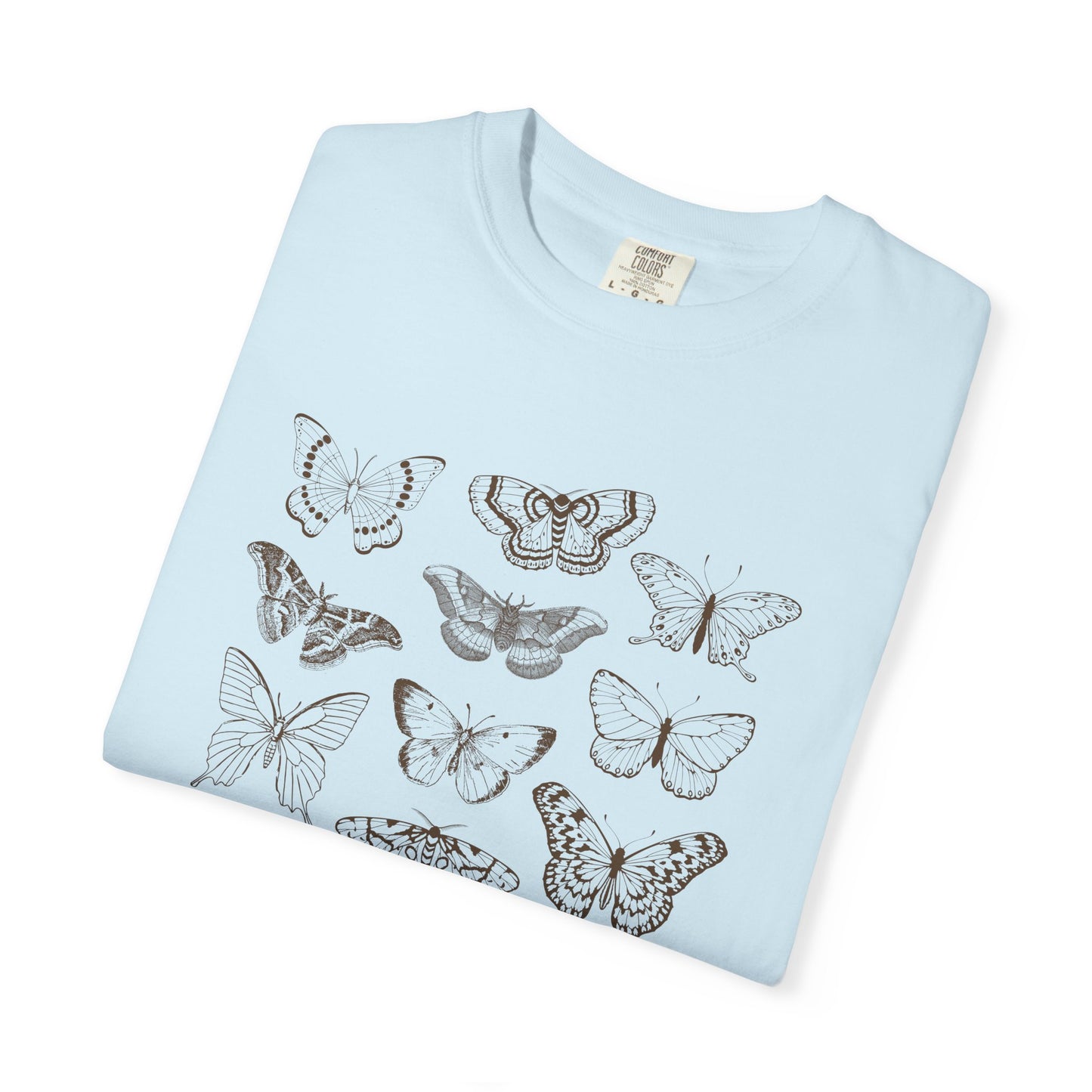 Butterfly Sketches T-Shirt — Vintage Butterfly Graphic Tee