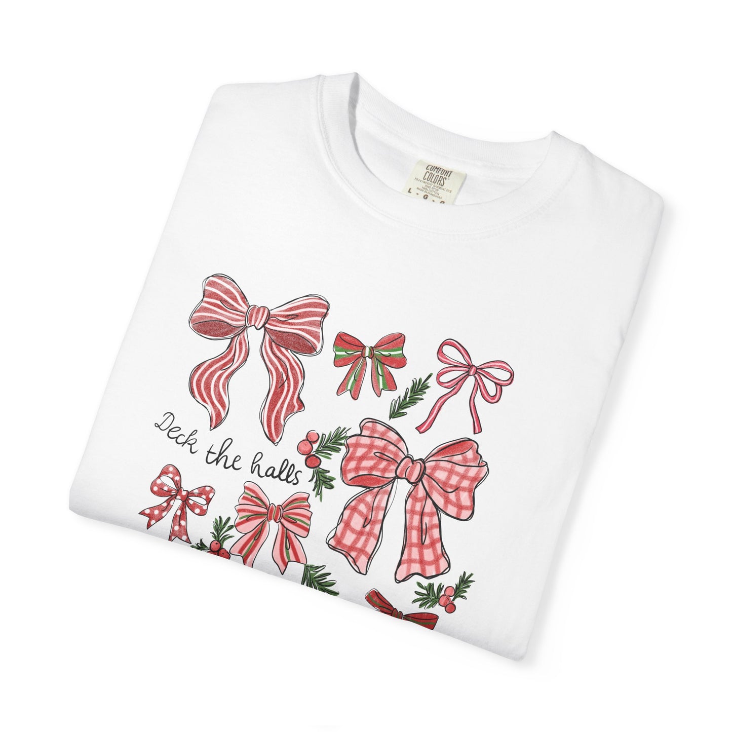Bows & Holly Comfort Colors T-shirt