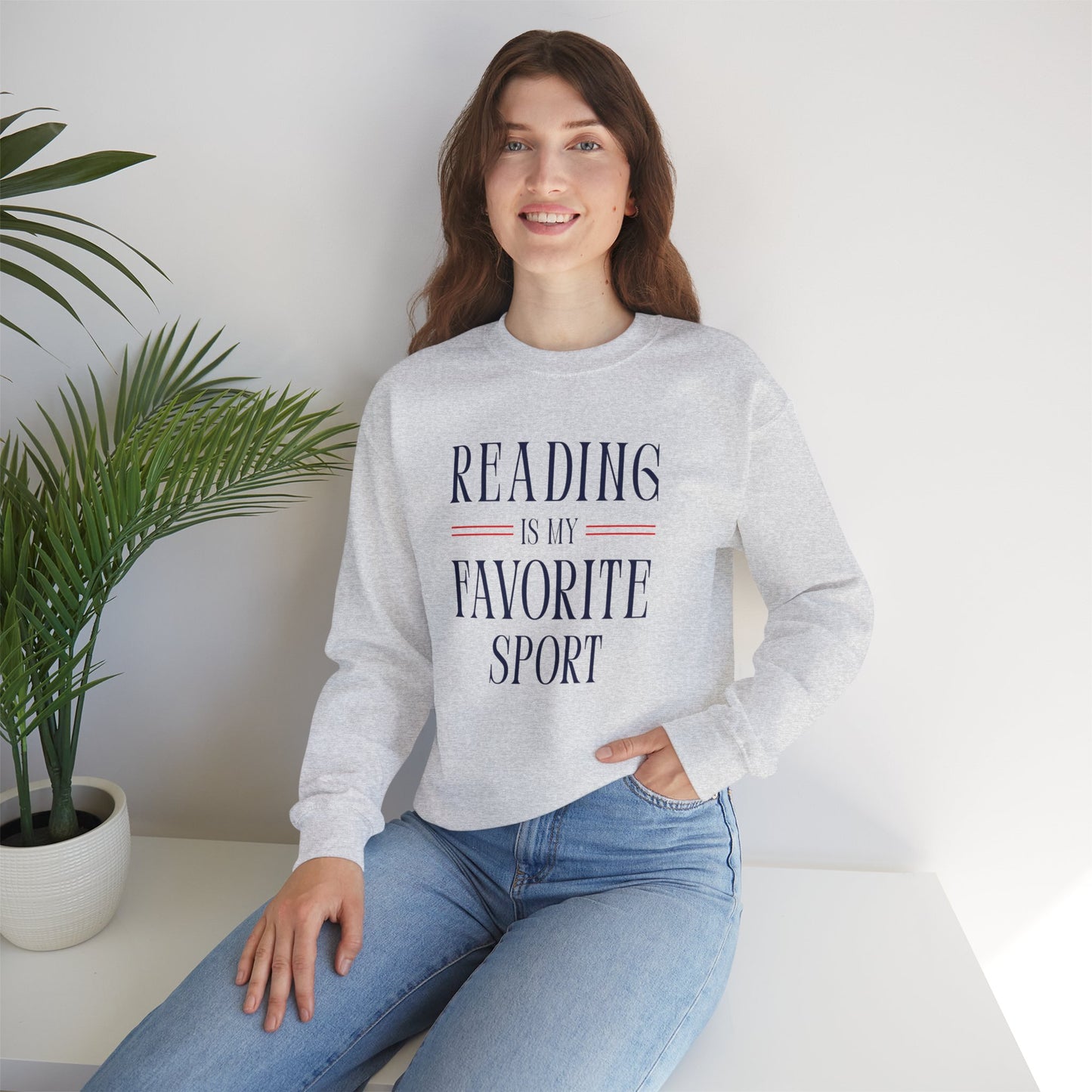 'Reading Is My Favorite Sport' Sweatshirt