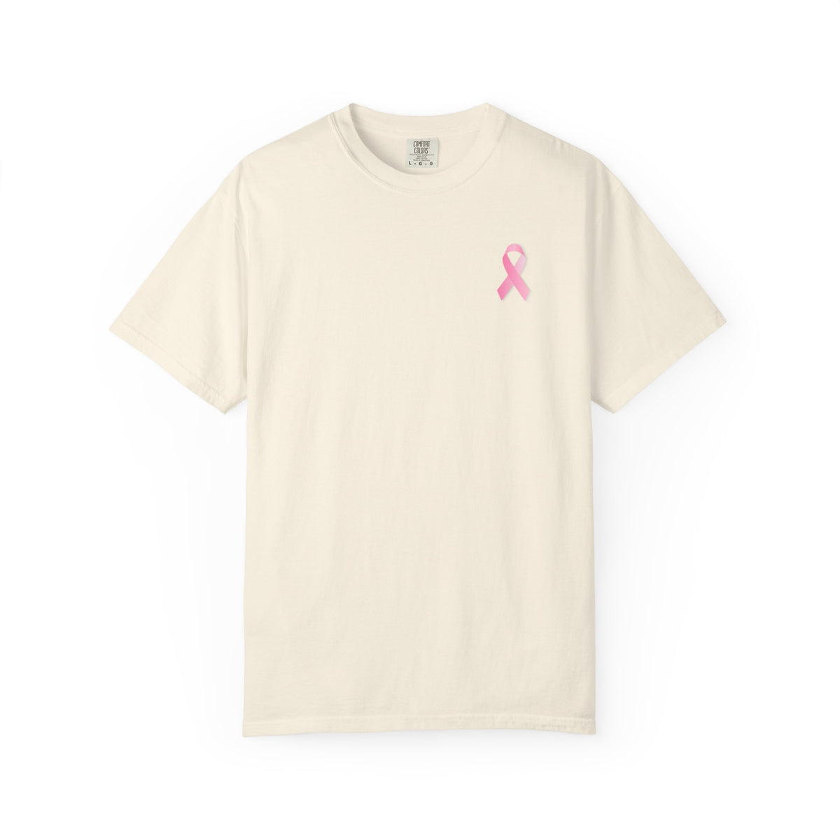 Breast Cancer Awareness T-Shirt — "No One Fights Alone" Flag Tee