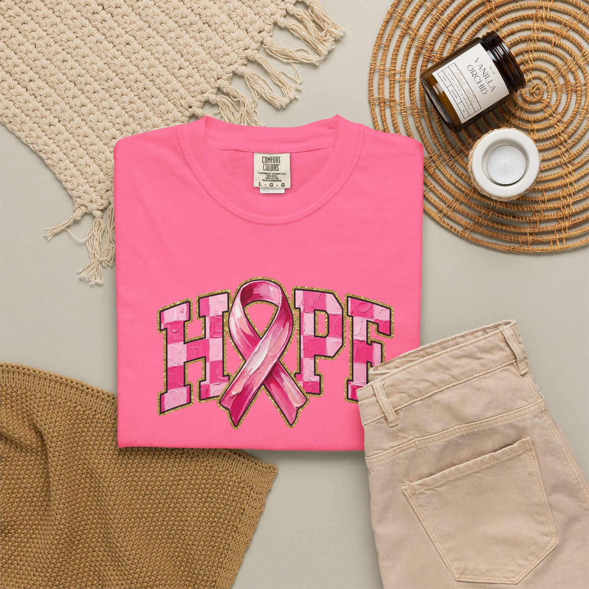 Hope Ribbon T-Shirt — Breast Cancer Awareness Tee