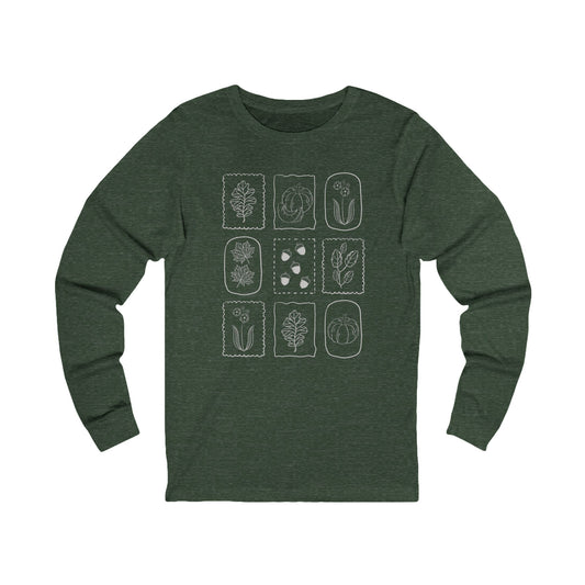 Fall Stamps Long-Sleeve Tee