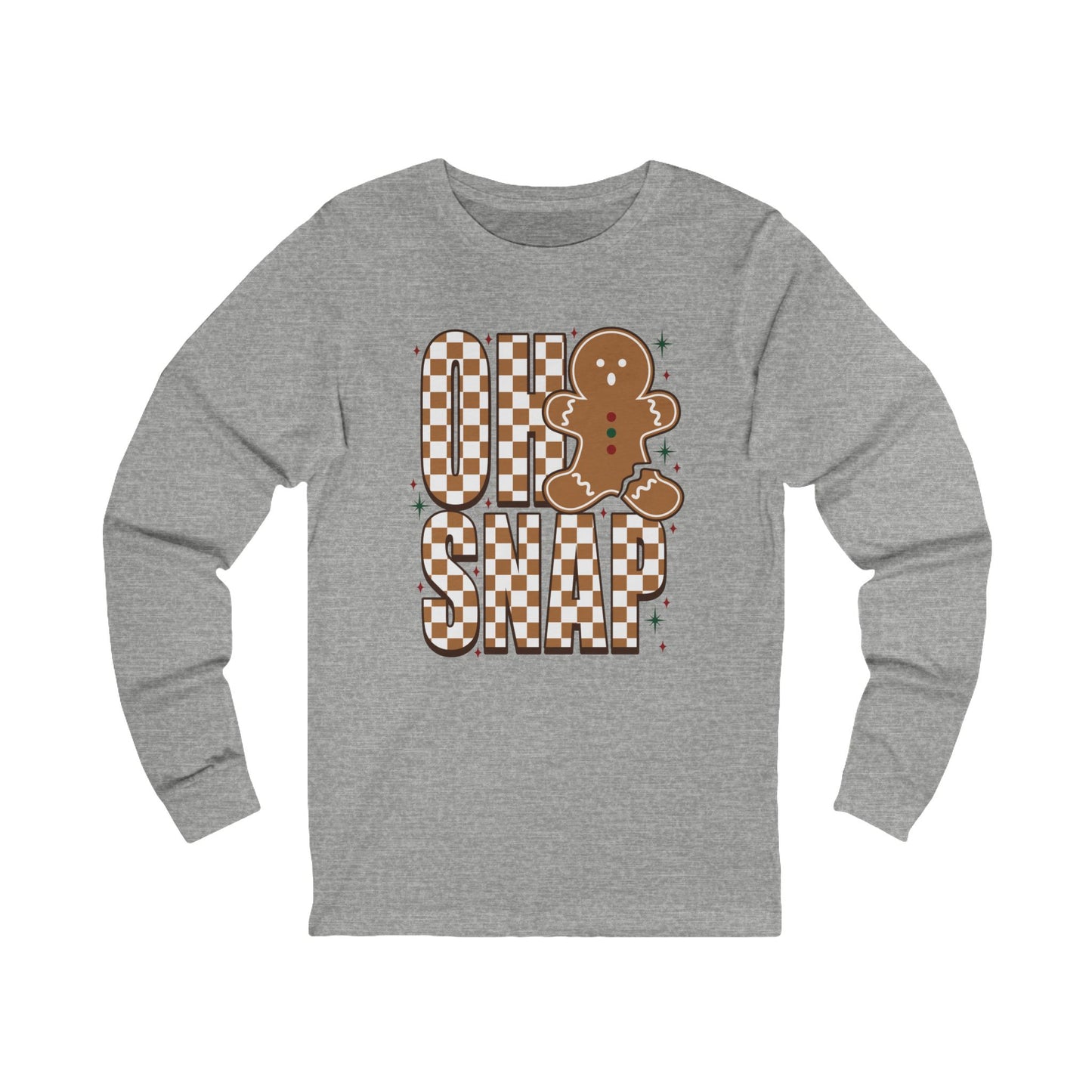 Oh Snap Gingerbread Man Long-sleeve Tee