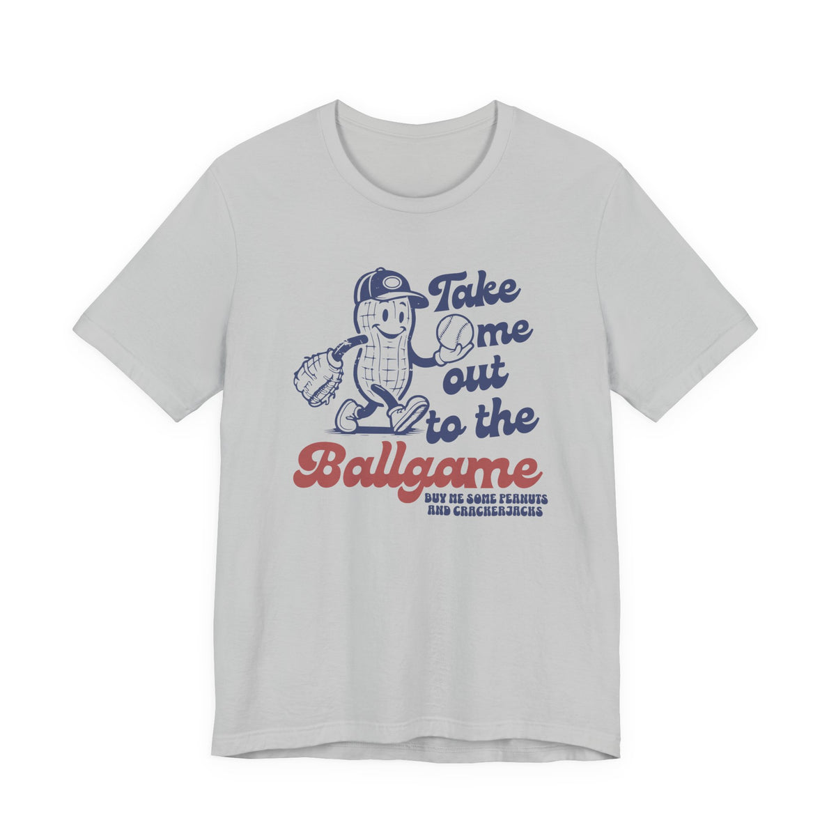 Baseball Tee — "Take Me Out to the Ballgame" Vintage Mascot T-Shirt