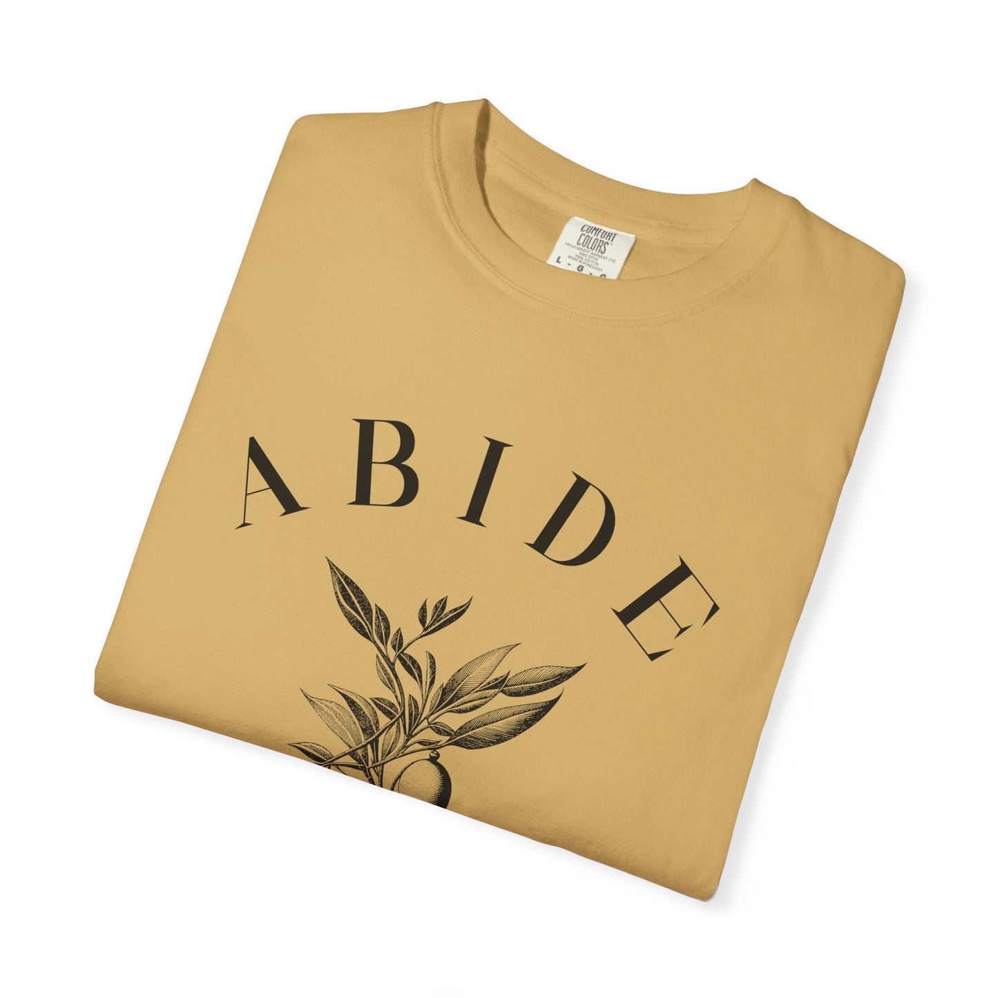 Abide Floral Tee — John 15 Inspirational T-Shirt