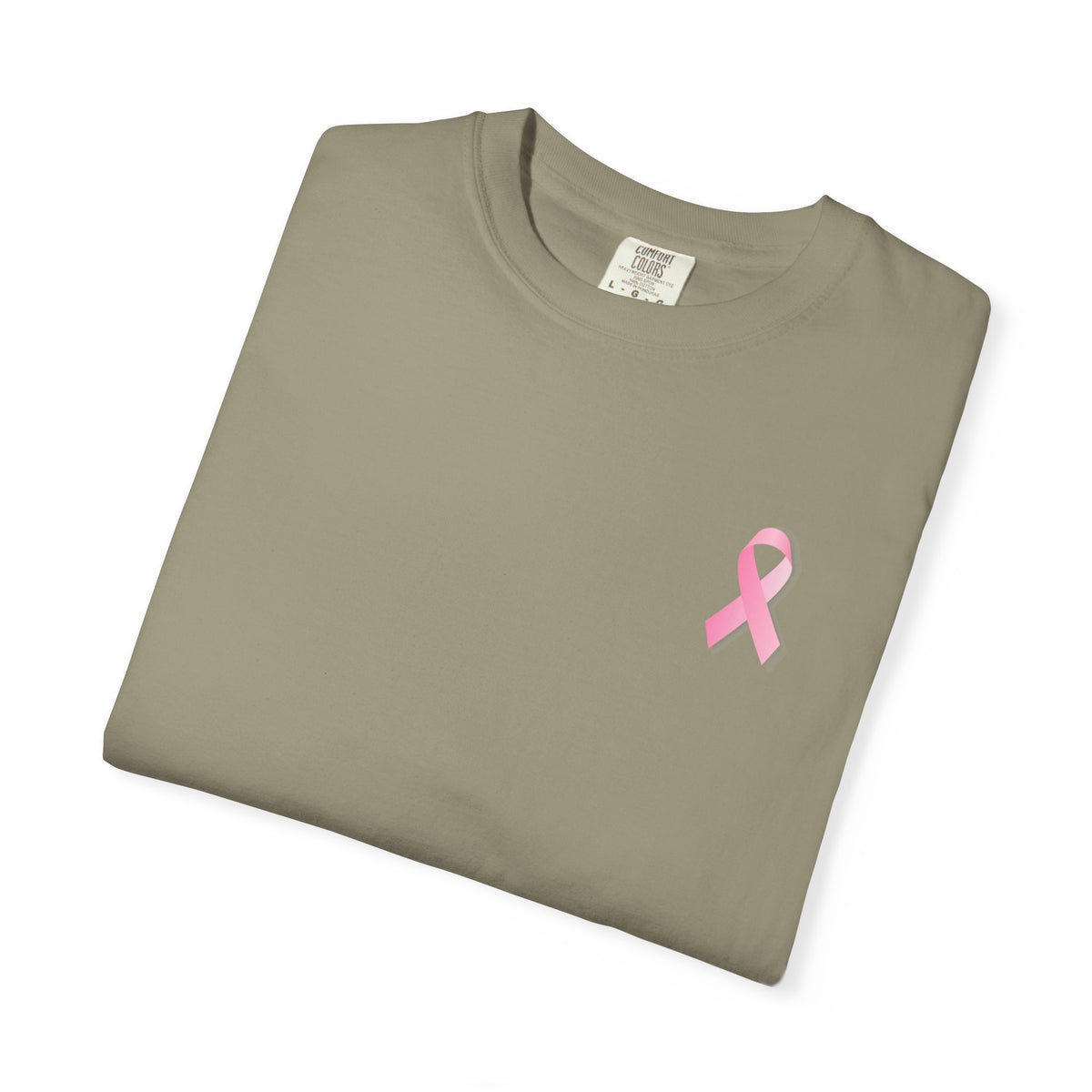 Breast Cancer Awareness T-Shirt — "No One Fights Alone" Flag Tee