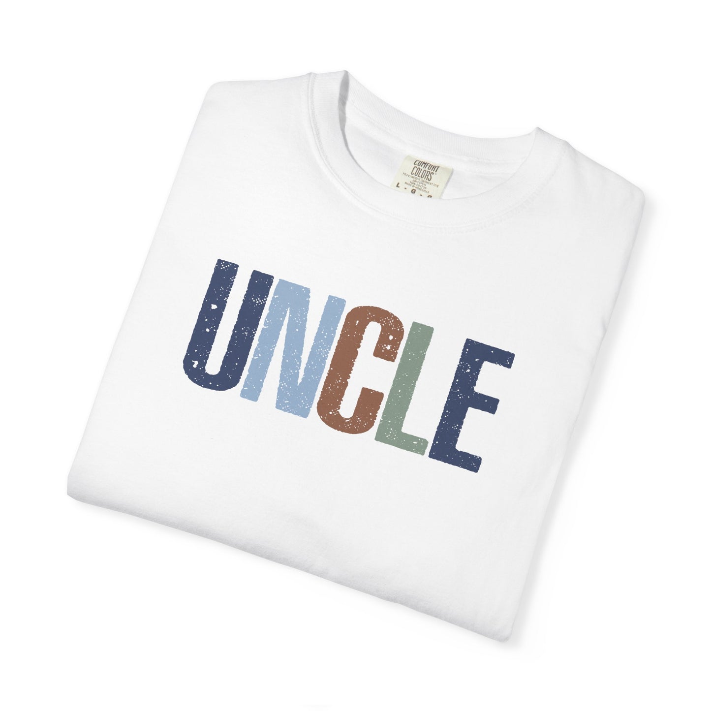 Uncle Graphic T-Shirt — Vintage Americana Lettering Tee for Dads & Family Gifts