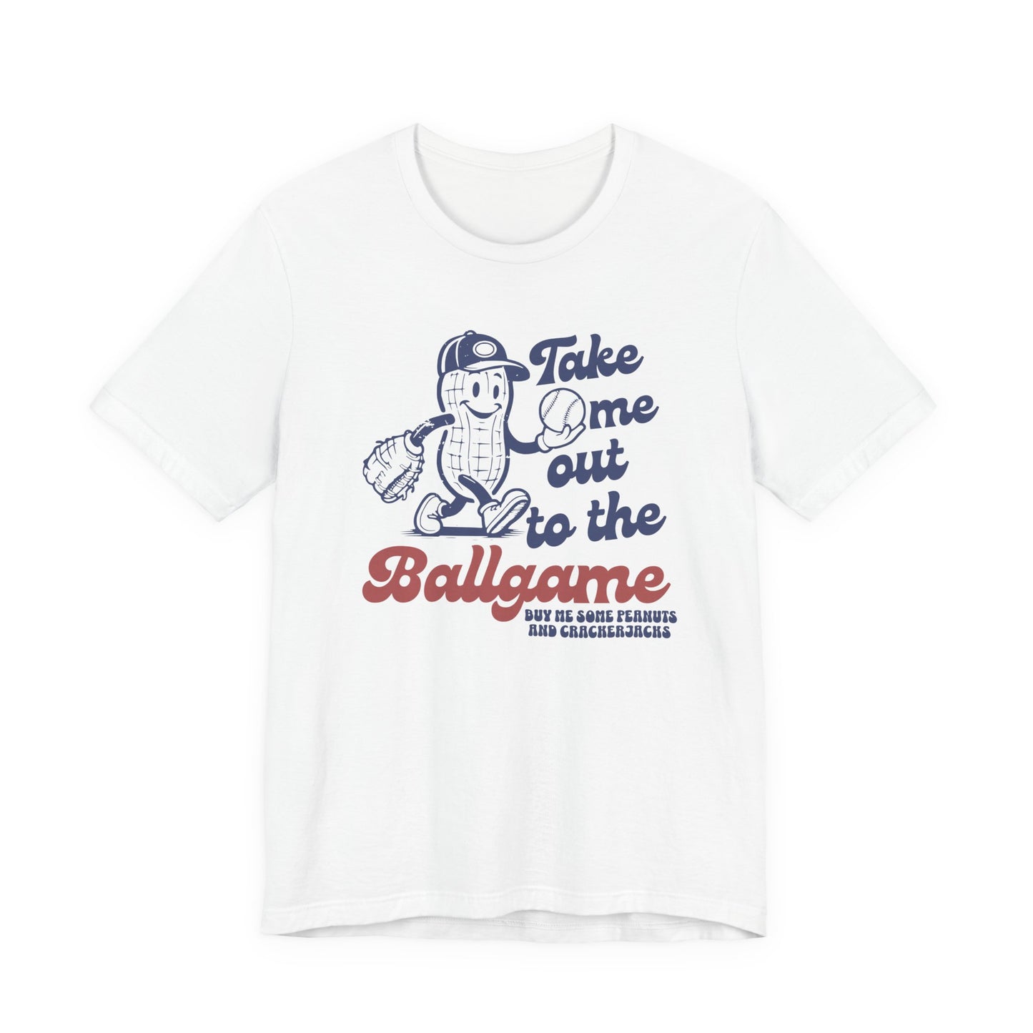 Baseball Tee — "Take Me Out to the Ballgame" Vintage Mascot T-Shirt