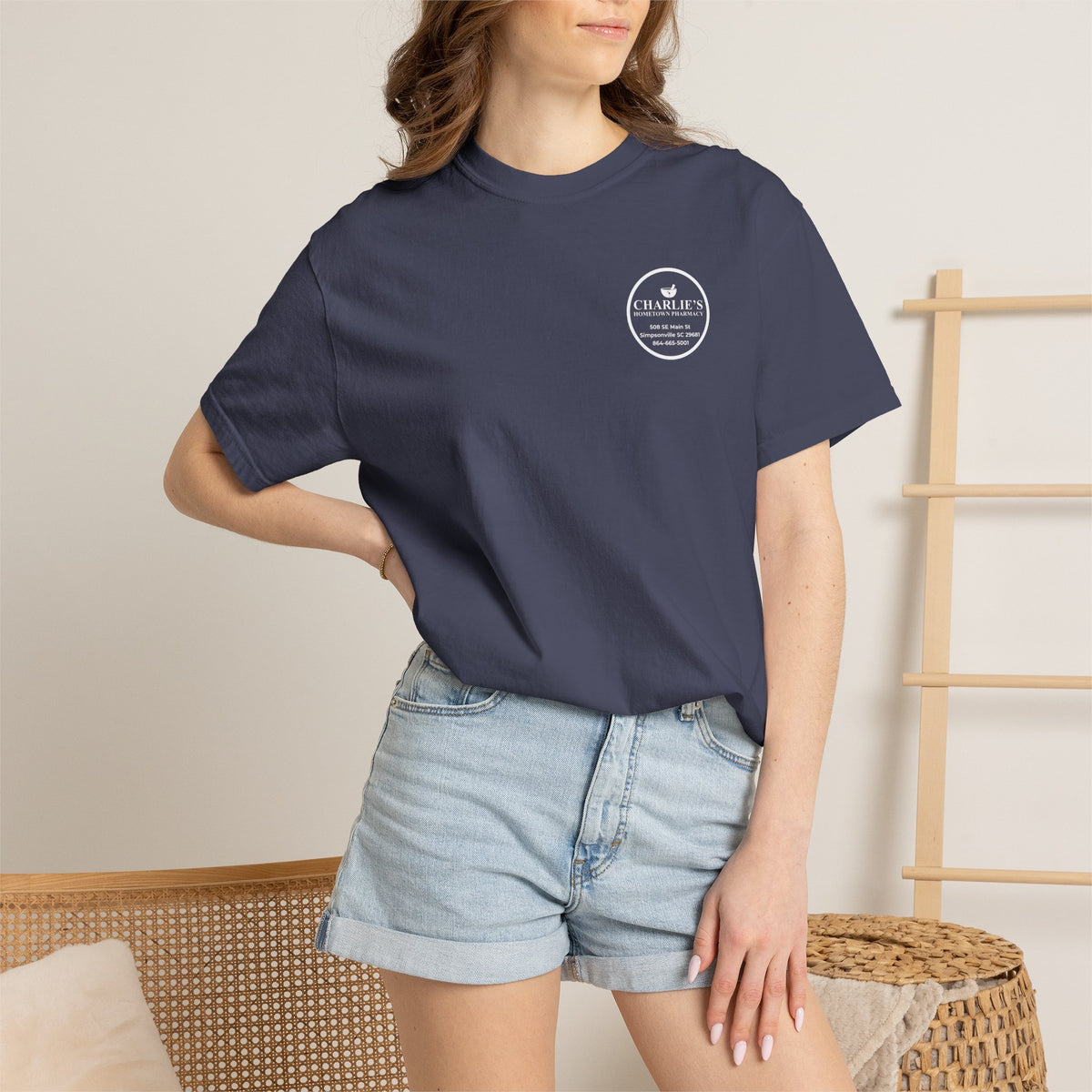 Pharmacy Logo T-Shirt — Charlie’s Hometown Pharmacy Logo Tee