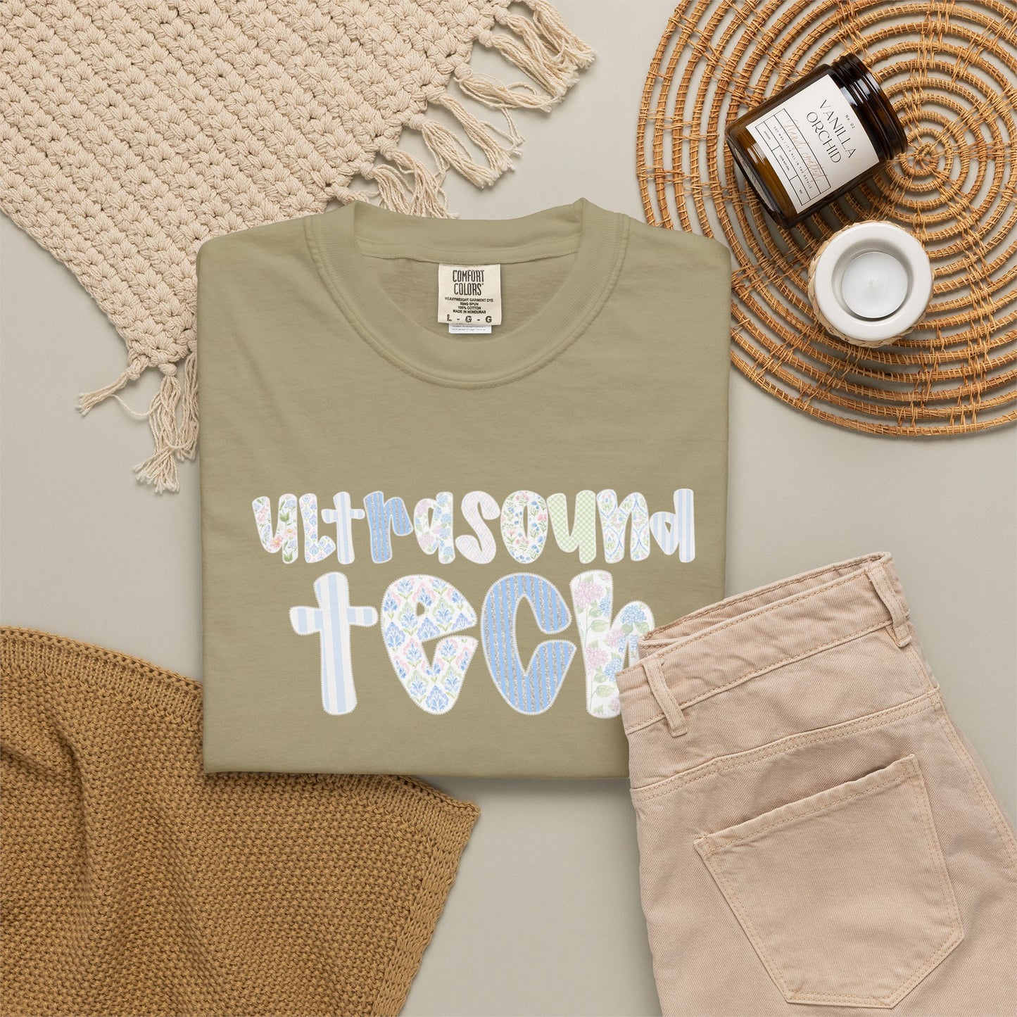 Ultrasound Tech T-Shirt — Cute Pastel Medical Sonographer Tee