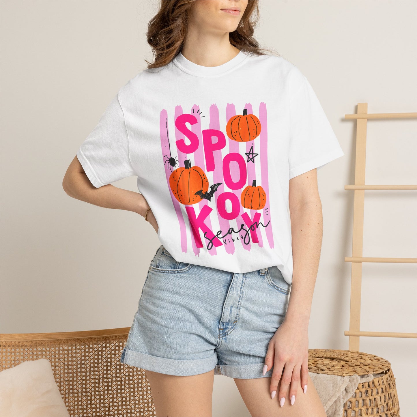 Spooky Season Vibes Pumpkin Tee