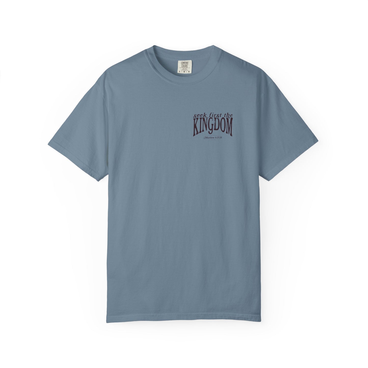 Seek First the Kingdom T-Shirt — Floral Faith Graphic Tee