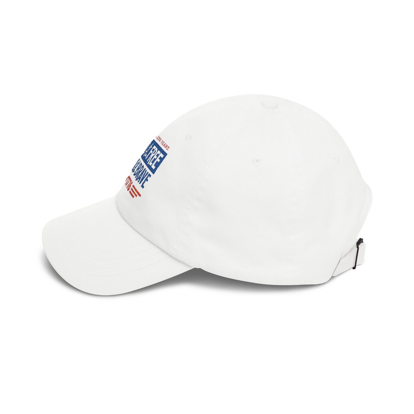 Land of the Free Home of the Brave Dad Cap — 1776 Patriotic Baseball Hat