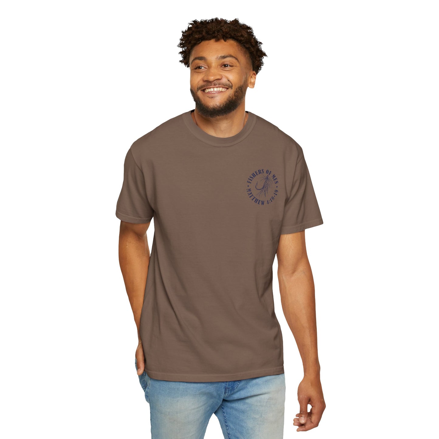 Fishers of Men T-Shirt — Christian Fishing Graphic Tee (Matthew 4:18-19)