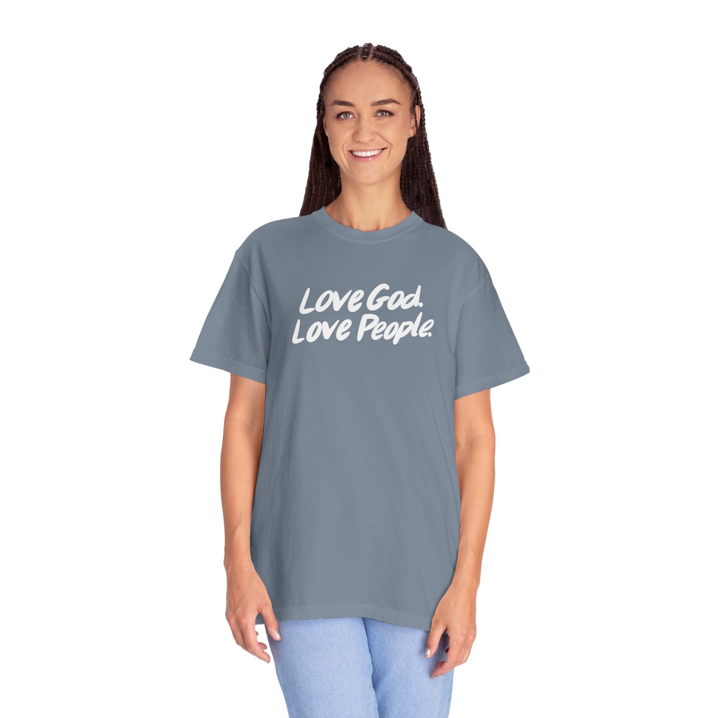 Love God. Love People. T‑Shirt — Faith Graphic Tee
