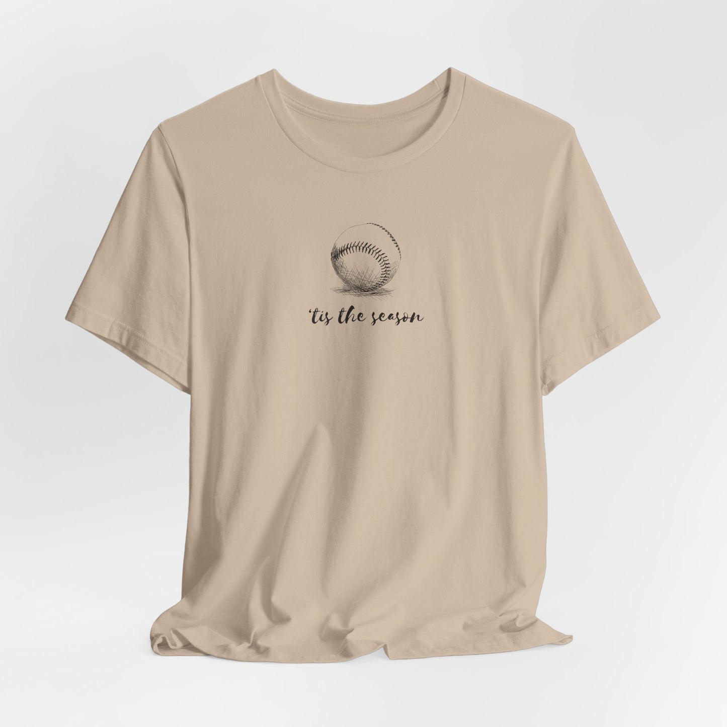T-Shirt — 'Tis the Season' Minimal Baseball Tee