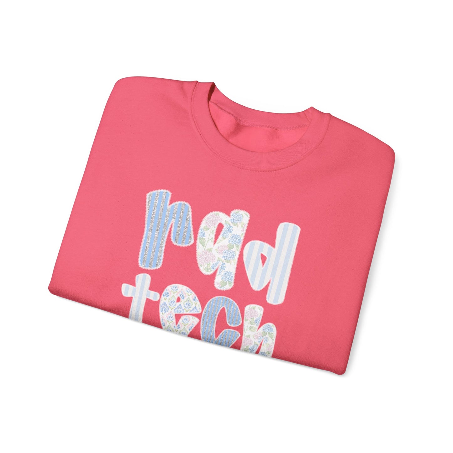 Rad Tech Crewneck Sweatshirt — Pastel Floral