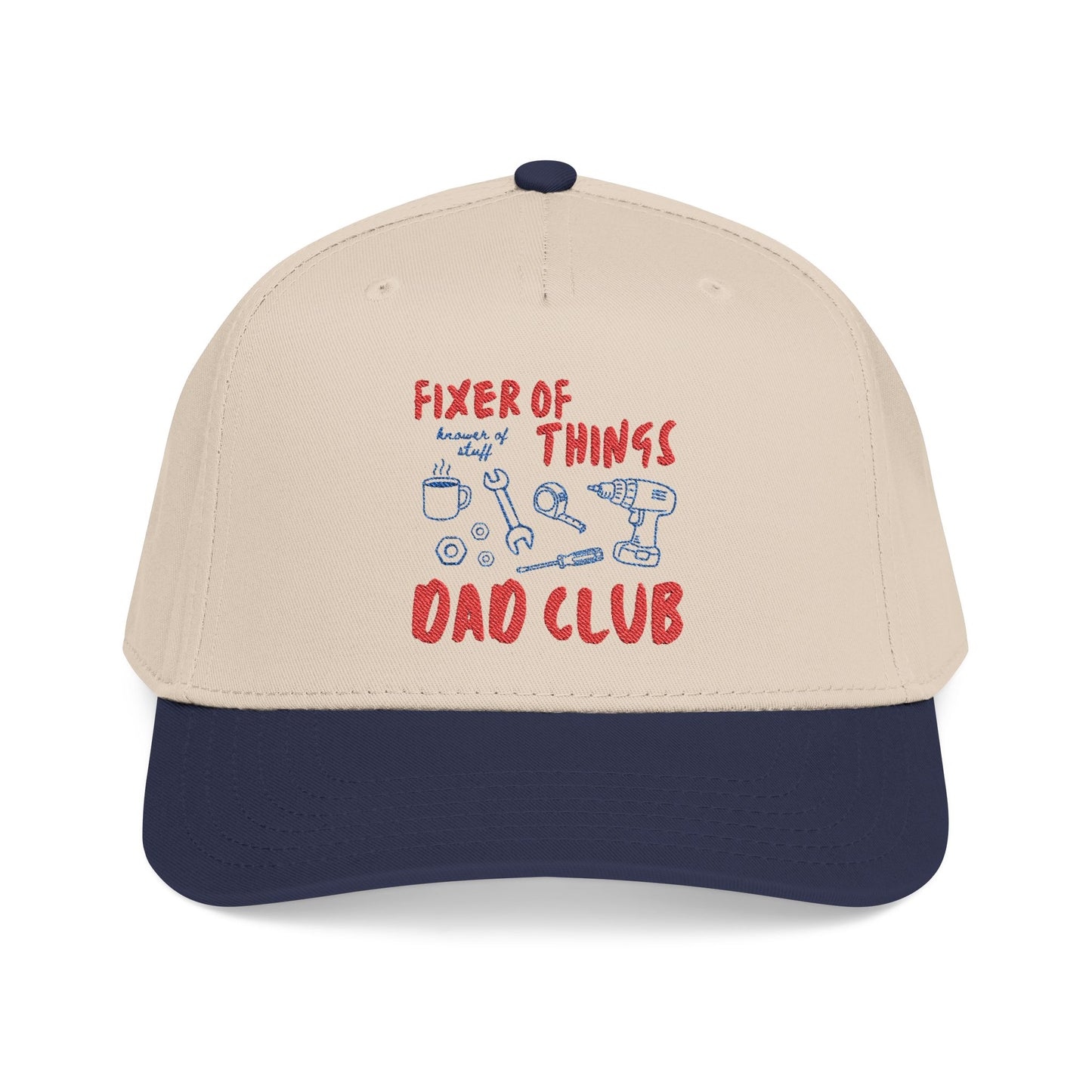 Dad "Fixer of Things" Mid Profile Baseball Cap
