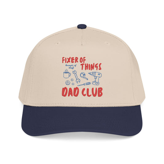 Dad "Fixer of Things" Mid Profile Baseball Cap