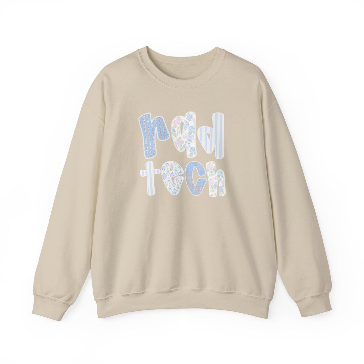 Rad Tech Crewneck Sweatshirt — Pastel Floral