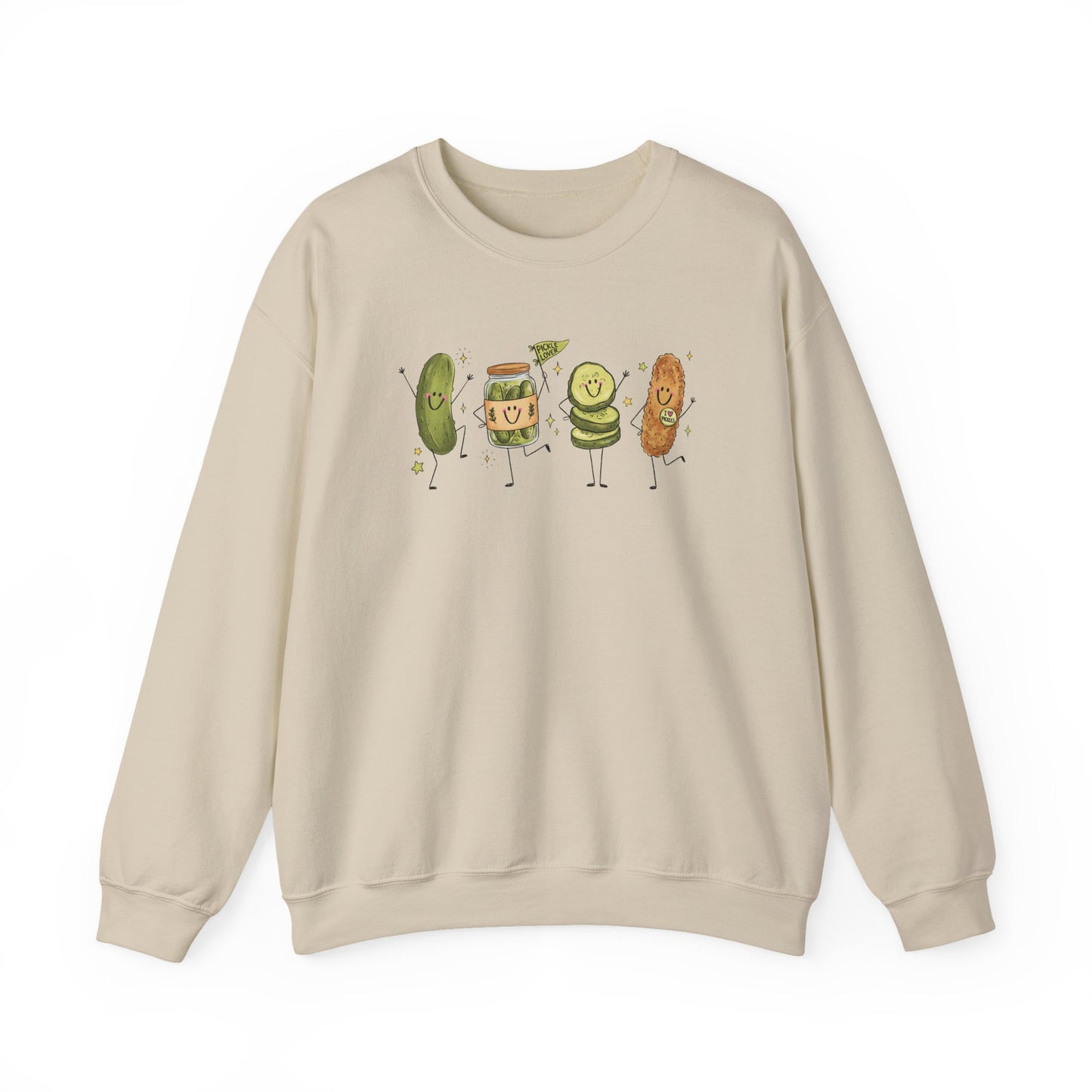 Pickle Friends Crewneck Sweatshirt — Pickle Lover Graphic