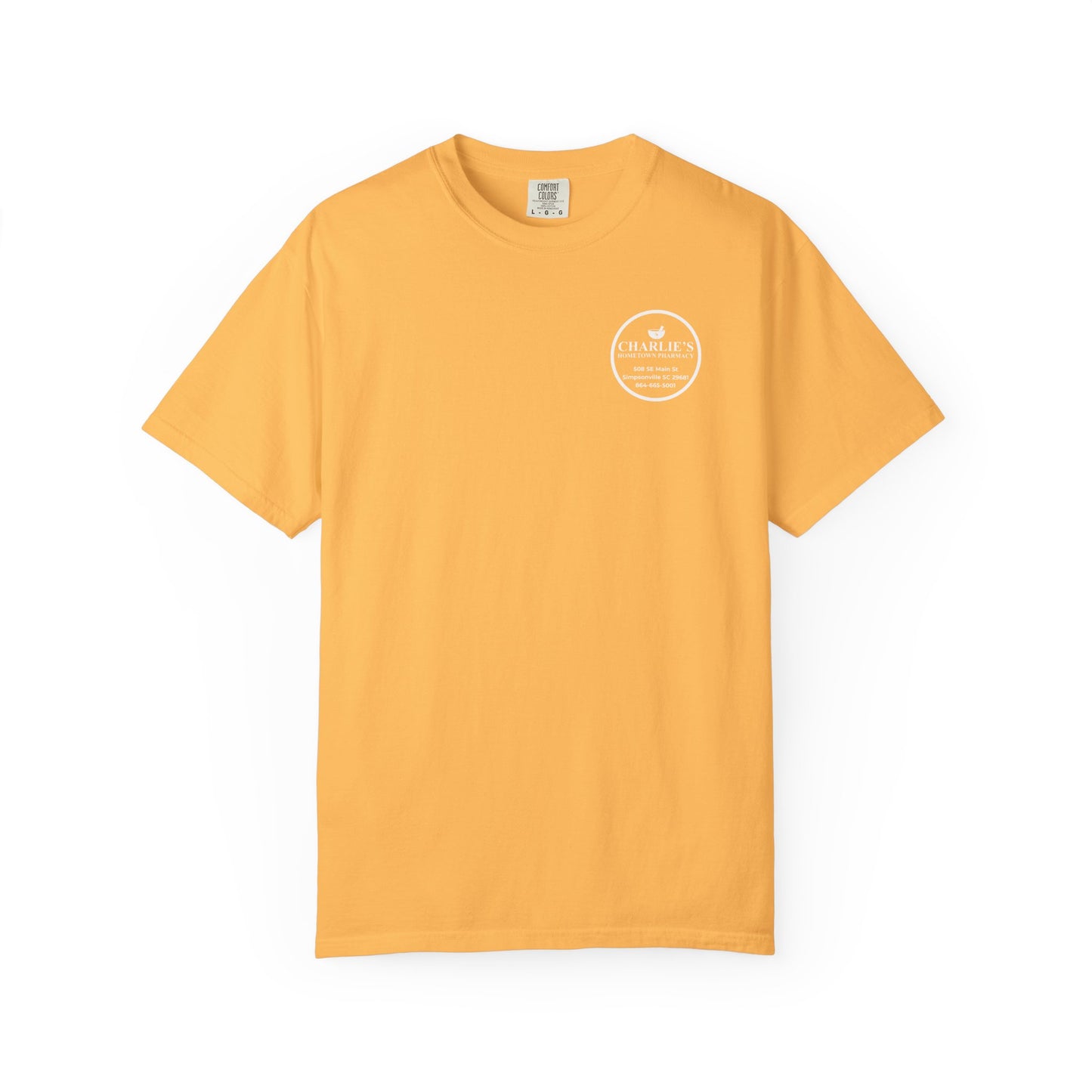 Pharmacy Logo T-Shirt — Charlie’s Hometown Pharmacy Logo Tee
