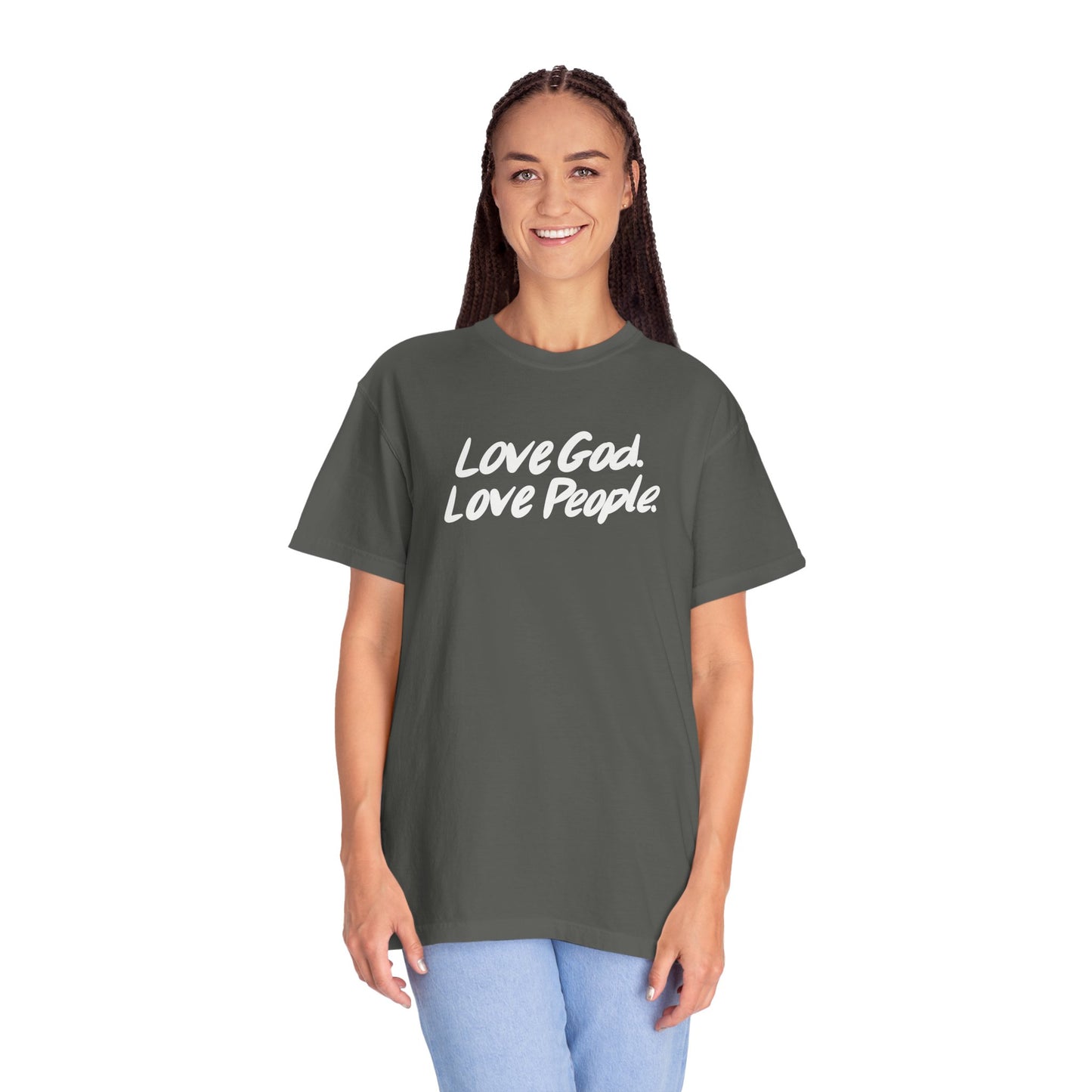 Love God. Love People. T‑Shirt — Faith Graphic Tee