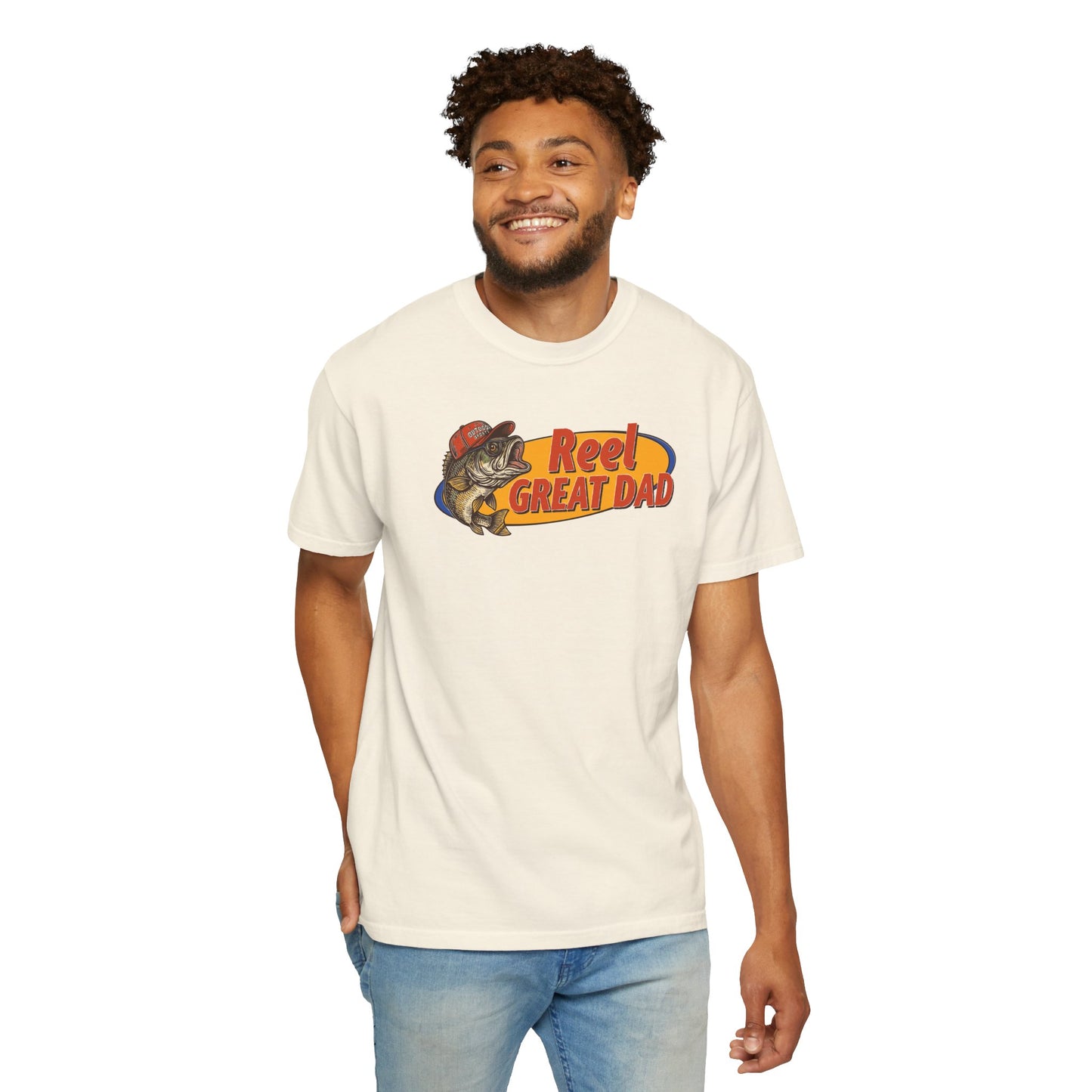 Reel Great Dad T-Shirt – Fishing Dad Graphic Tee