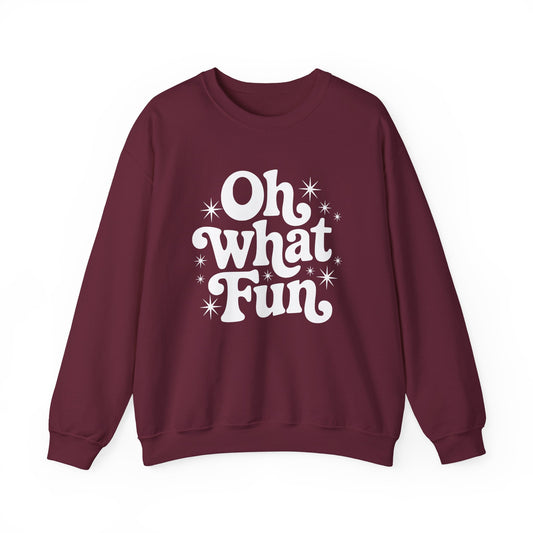 Oh What Fun Christmas Crewneck Sweatshirt
