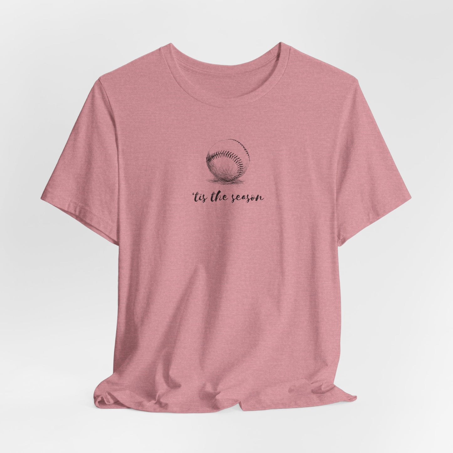 T-Shirt — 'Tis the Season' Minimal Baseball Tee