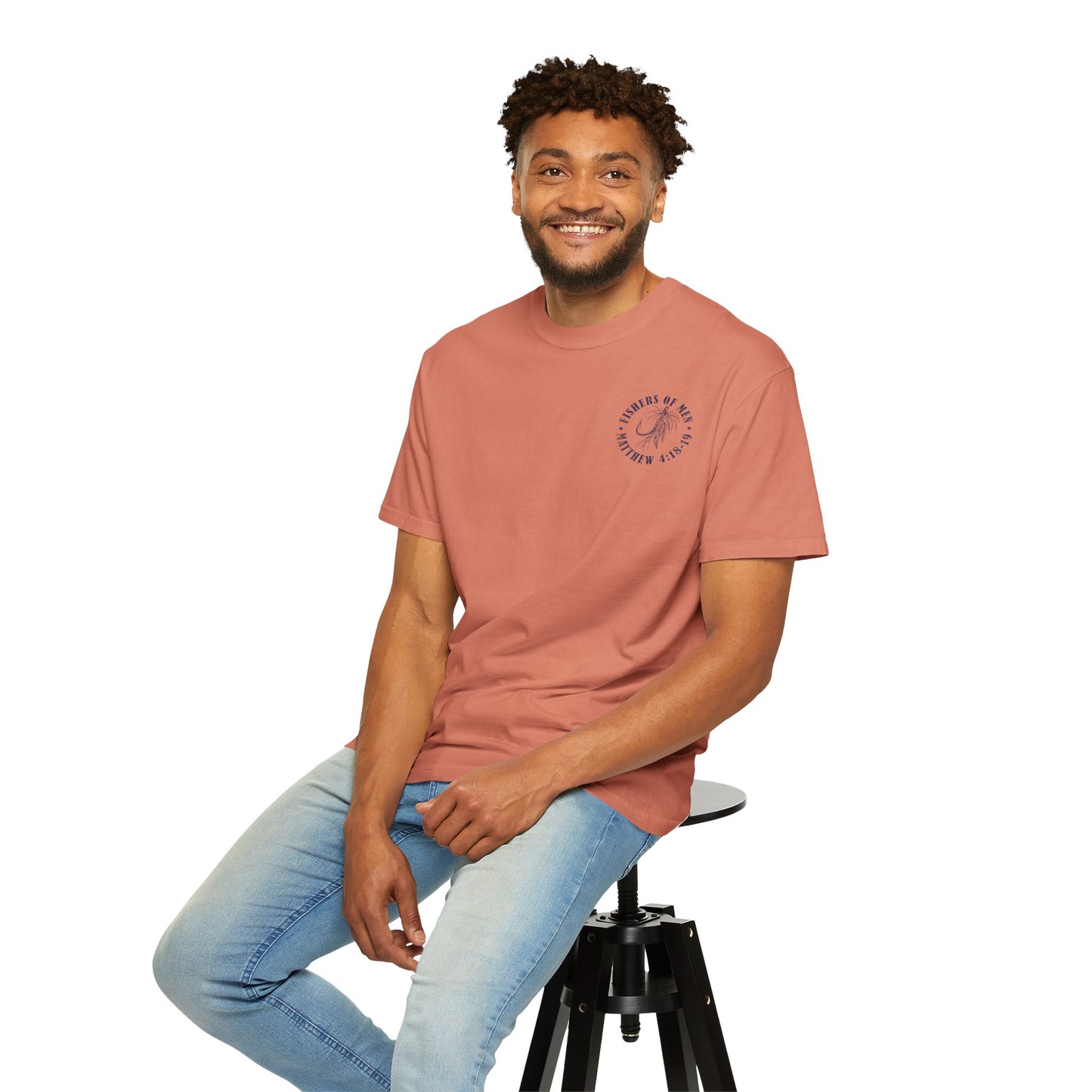 Fishers of Men T-Shirt — Christian Fishing Graphic Tee (Matthew 4:18-19)