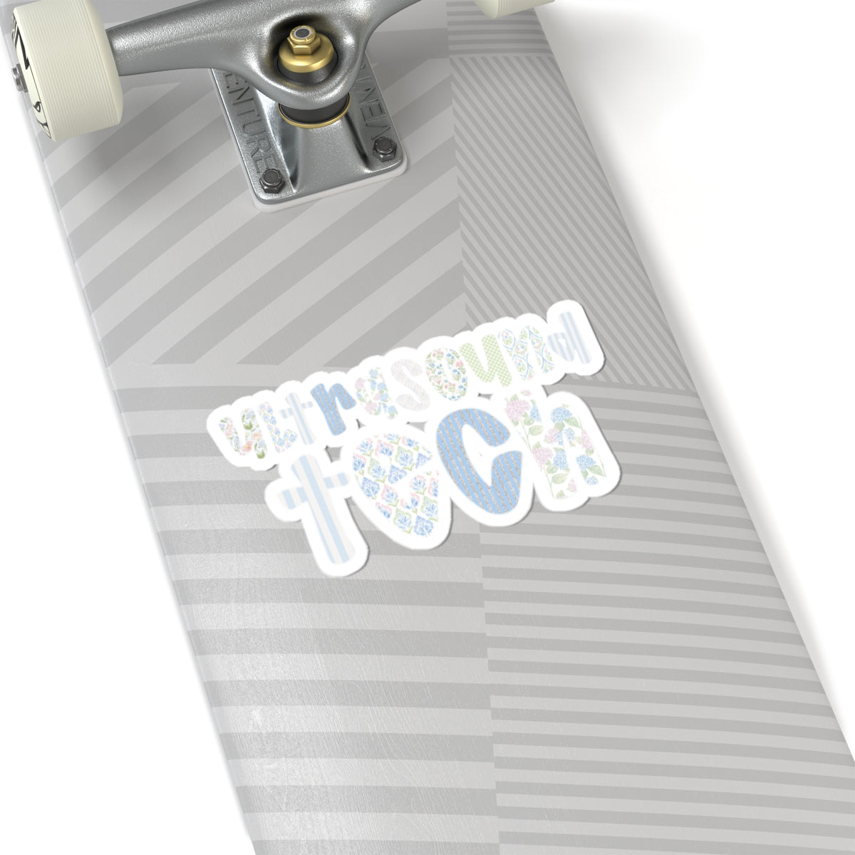 Vintage Floral 'Ultrasound Tech' Kiss-Cut Sticker