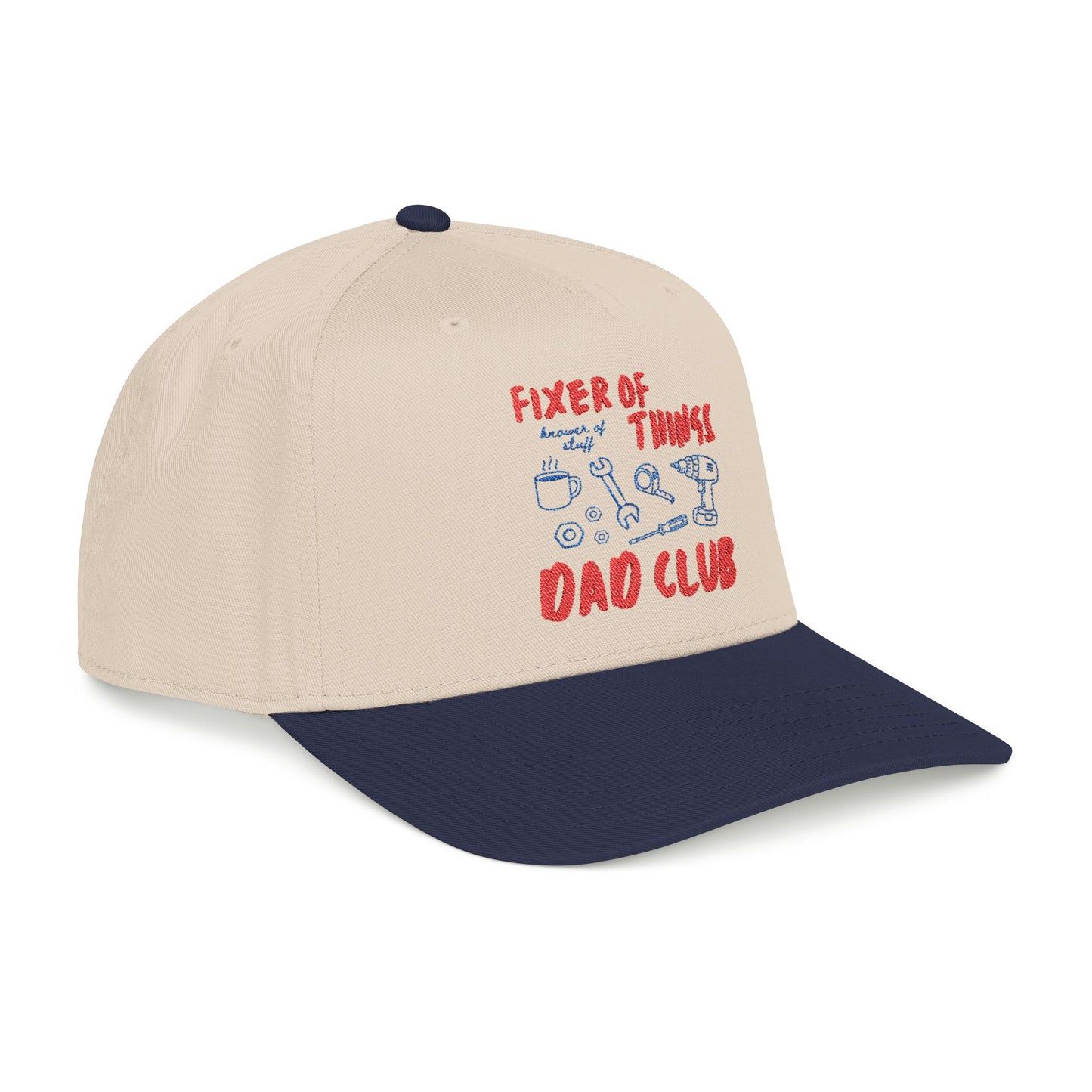 Dad "Fixer of Things" Mid Profile Baseball Cap