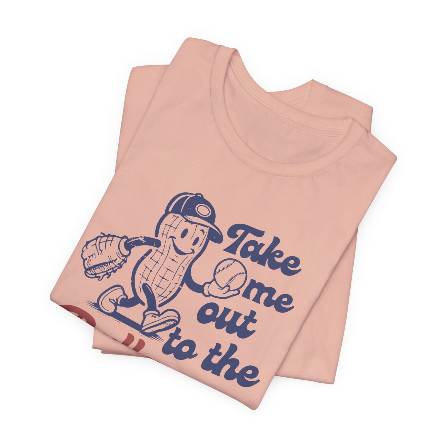 Baseball Tee — "Take Me Out to the Ballgame" Vintage Mascot T-Shirt